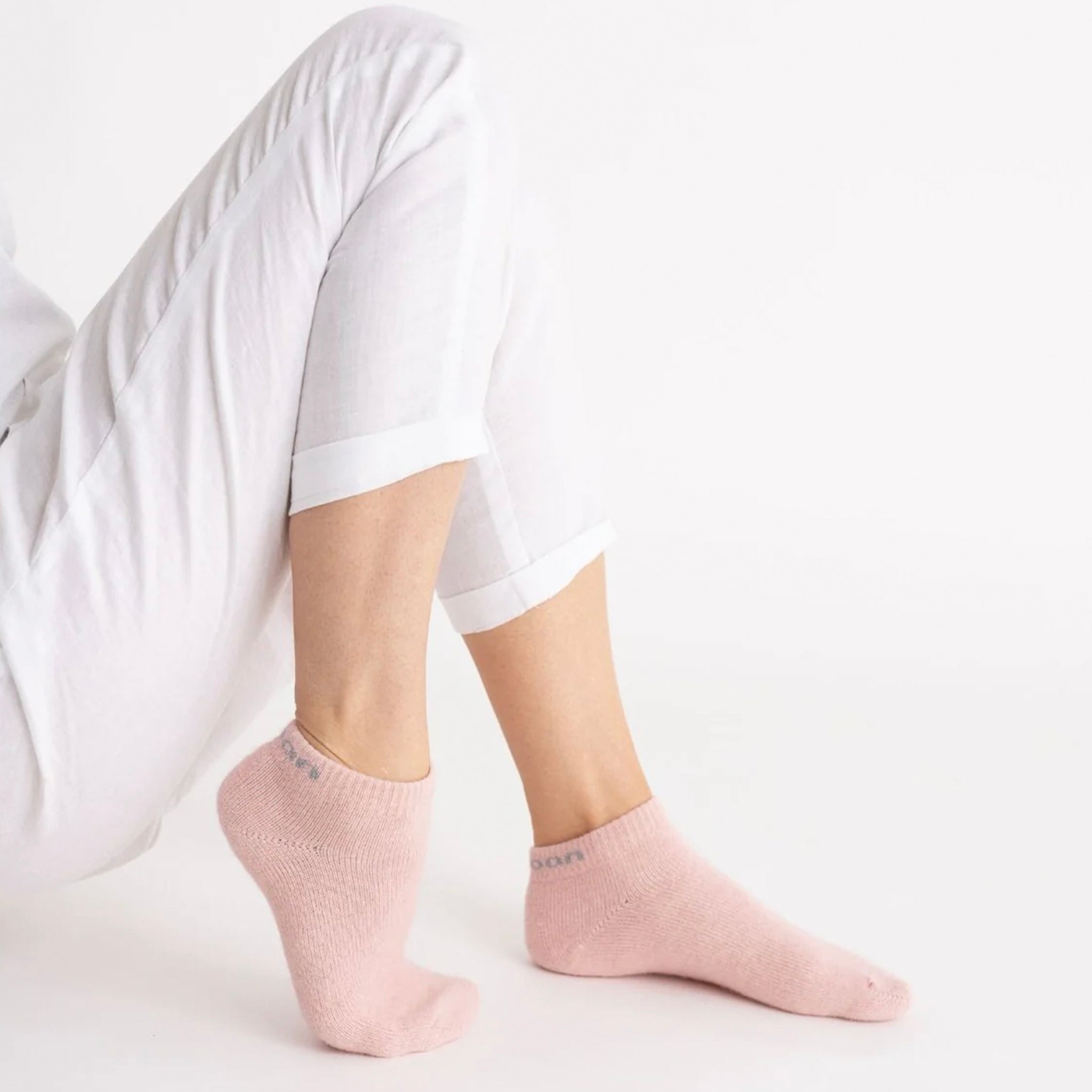 Nooan Napier Possum Merino Hamilton Socks - Rosewater