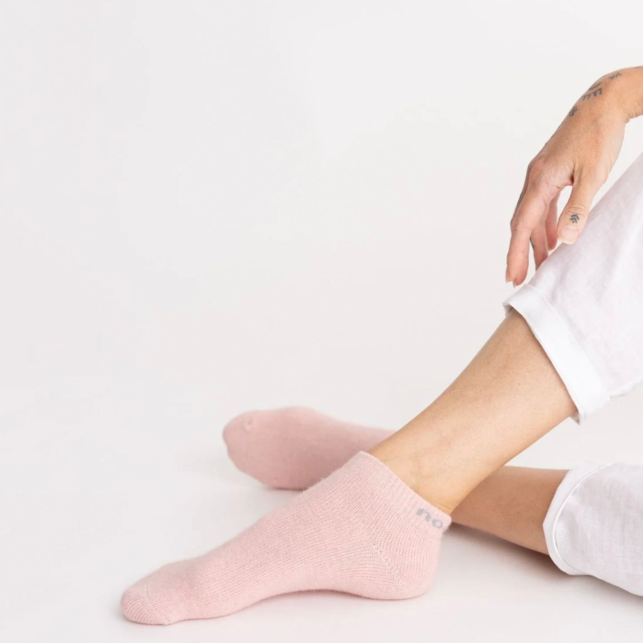 Nooan Napier Possum Merino Hamilton Socks - Rosewater