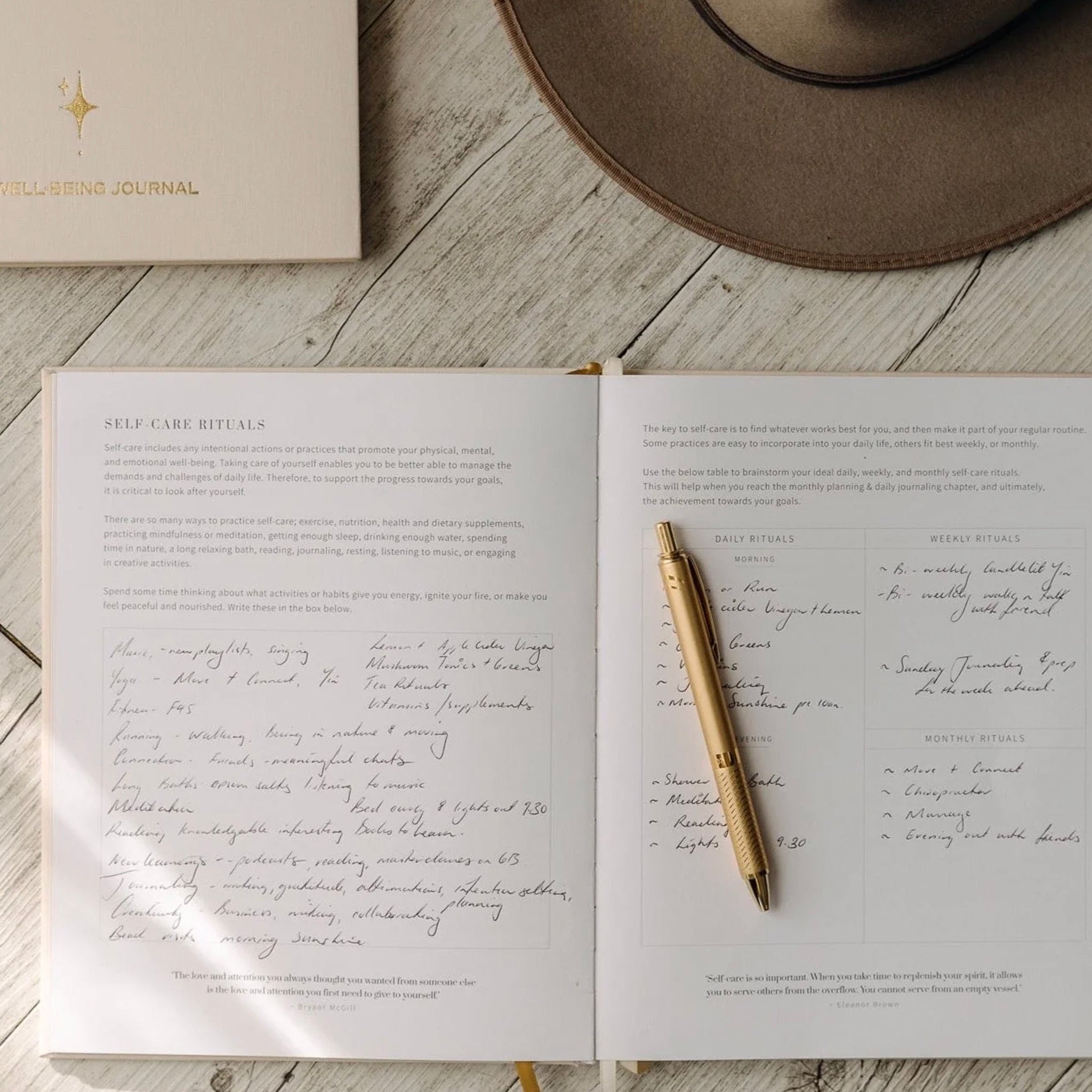 Olive + Page YOU. The Well-being Journal – Sand