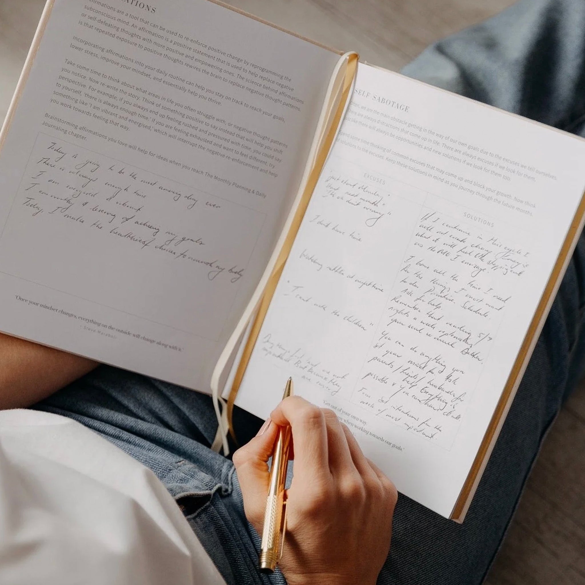 Olive + Page YOU. The Well-being Journal – Sand