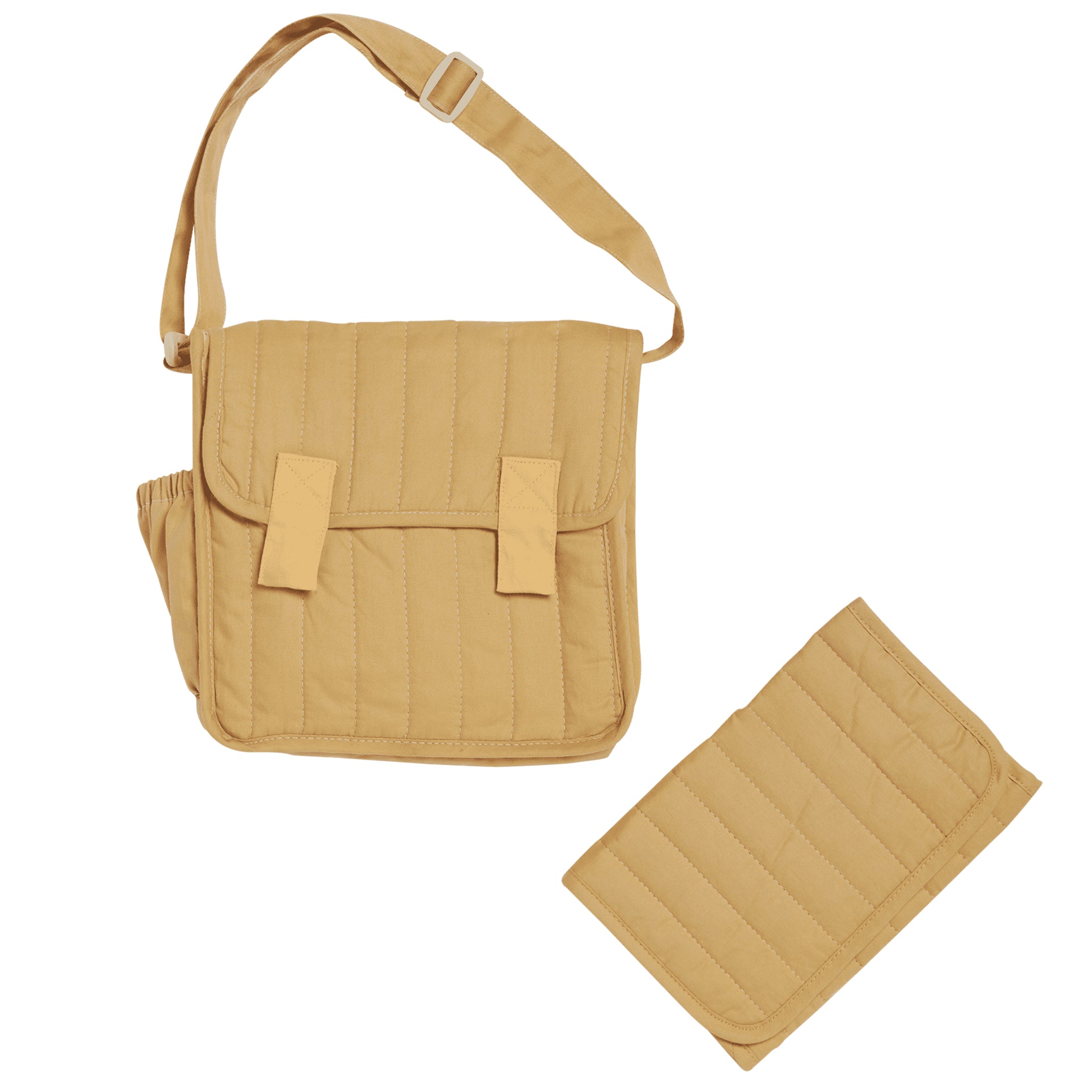 Olli Ella Carrie Convertible Changing Set - Honey