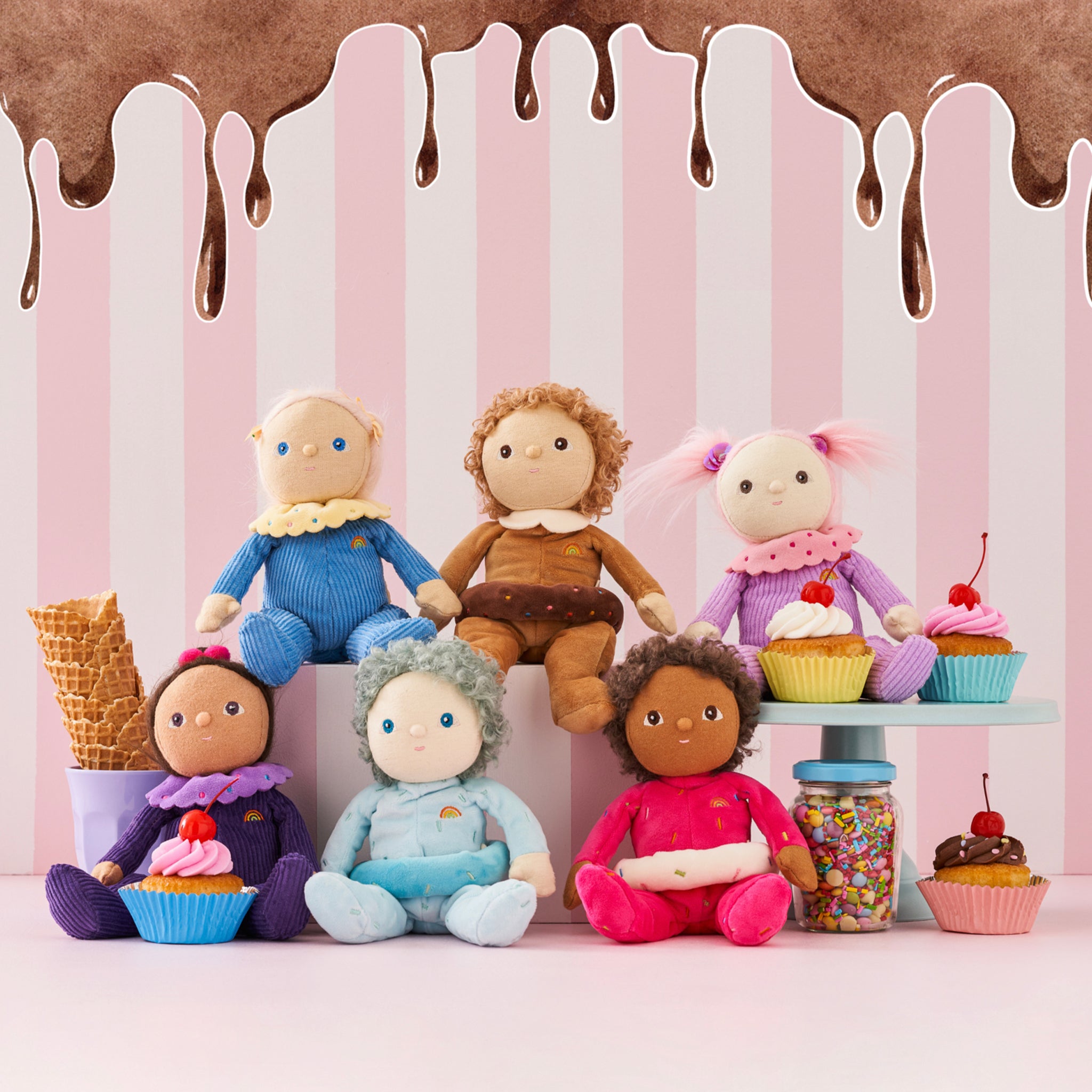 Olli Ella Dinky Dinkum Doll - Freya Fondant