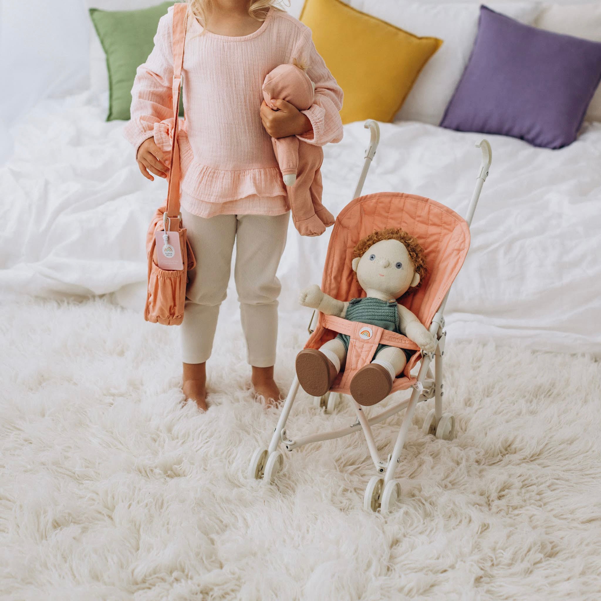 Olli Ella Sollie Stroller - Rose