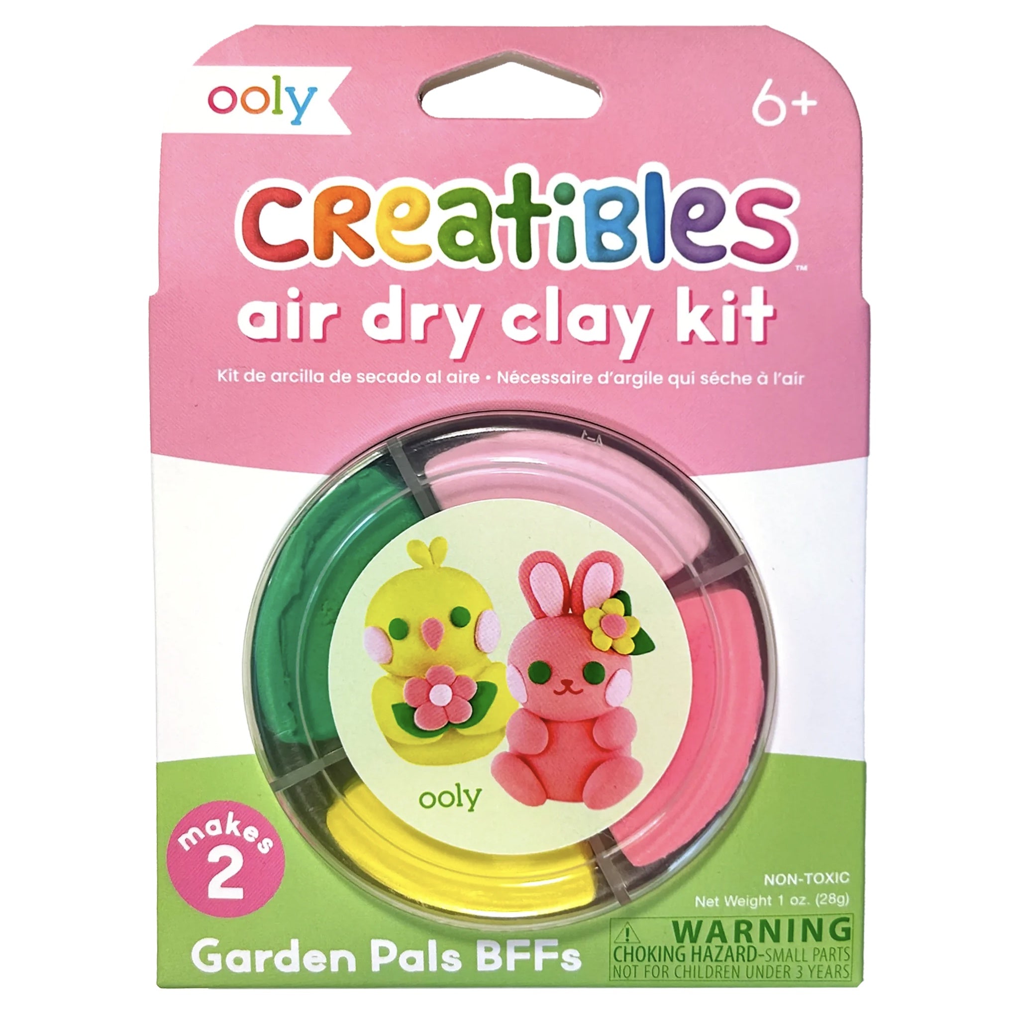 Ooly Creatibles Mini Air Dry Clay - Garden Pals BFFs