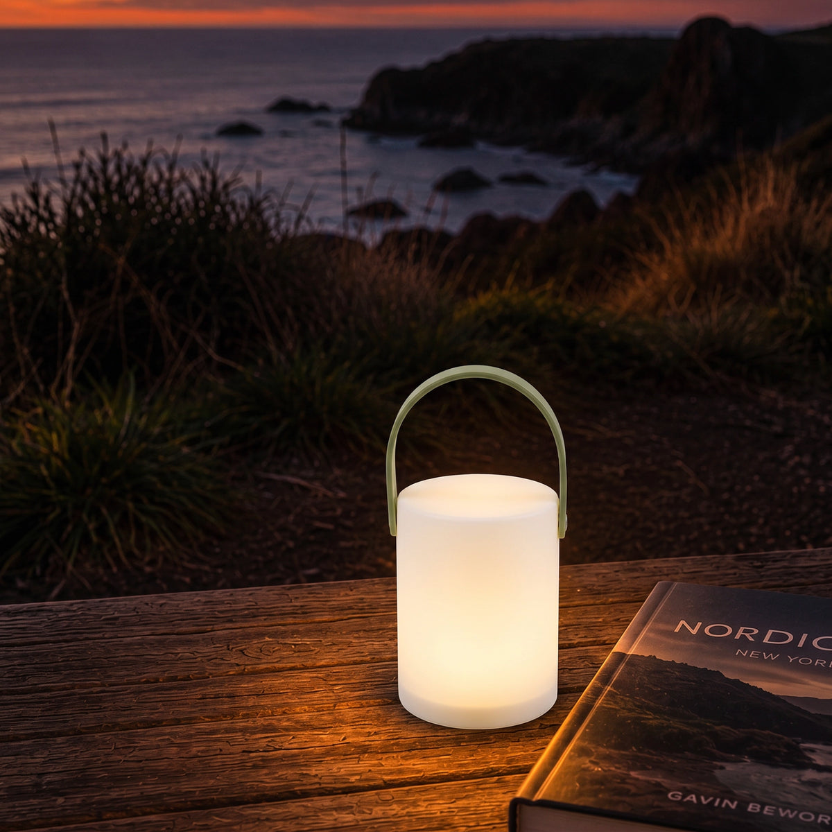 Outdoor LED Resin Lantern