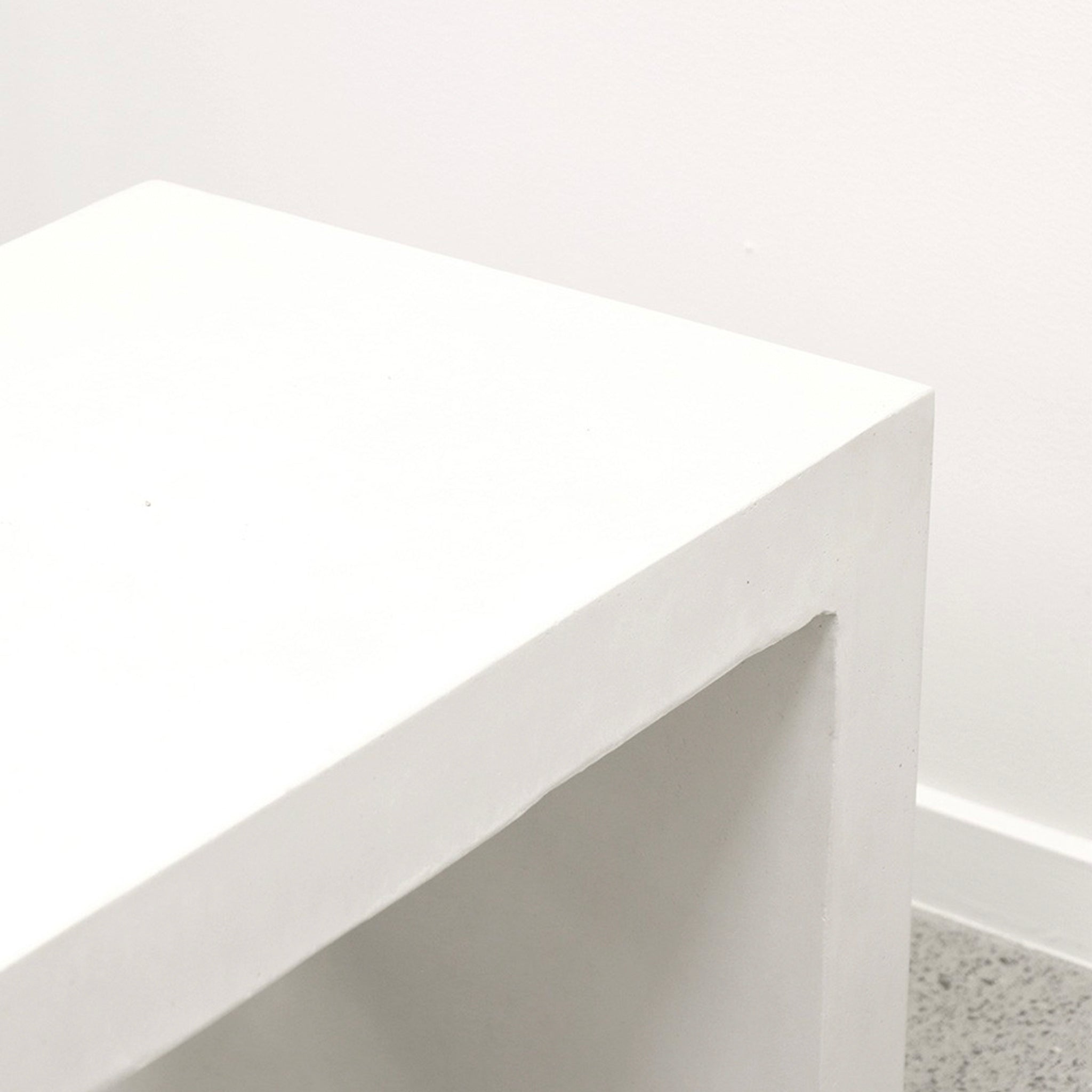 Palma Concrete Bench - White