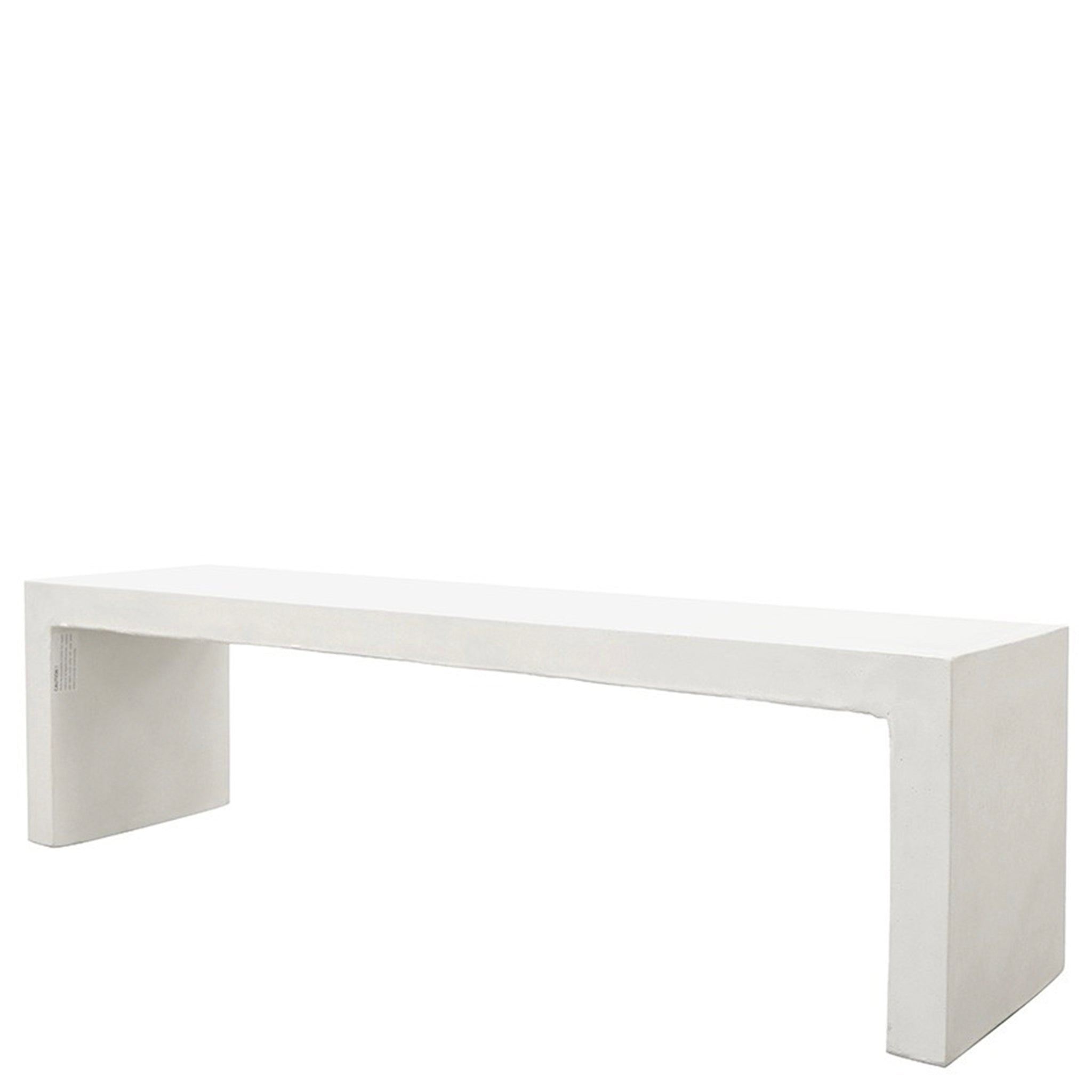 Palma Concrete Bench - White