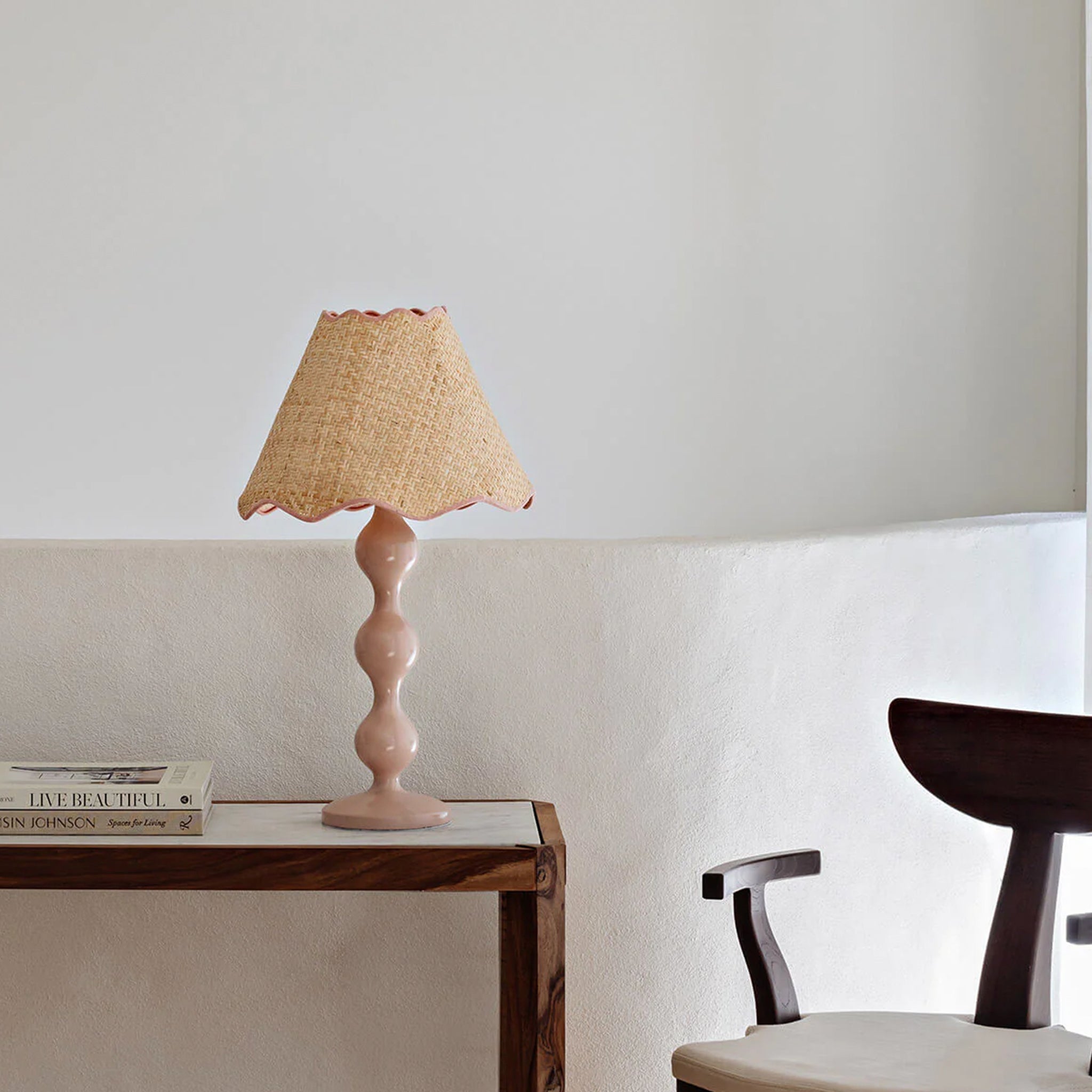 Paola & Joy Evie Table Lamp - Blush