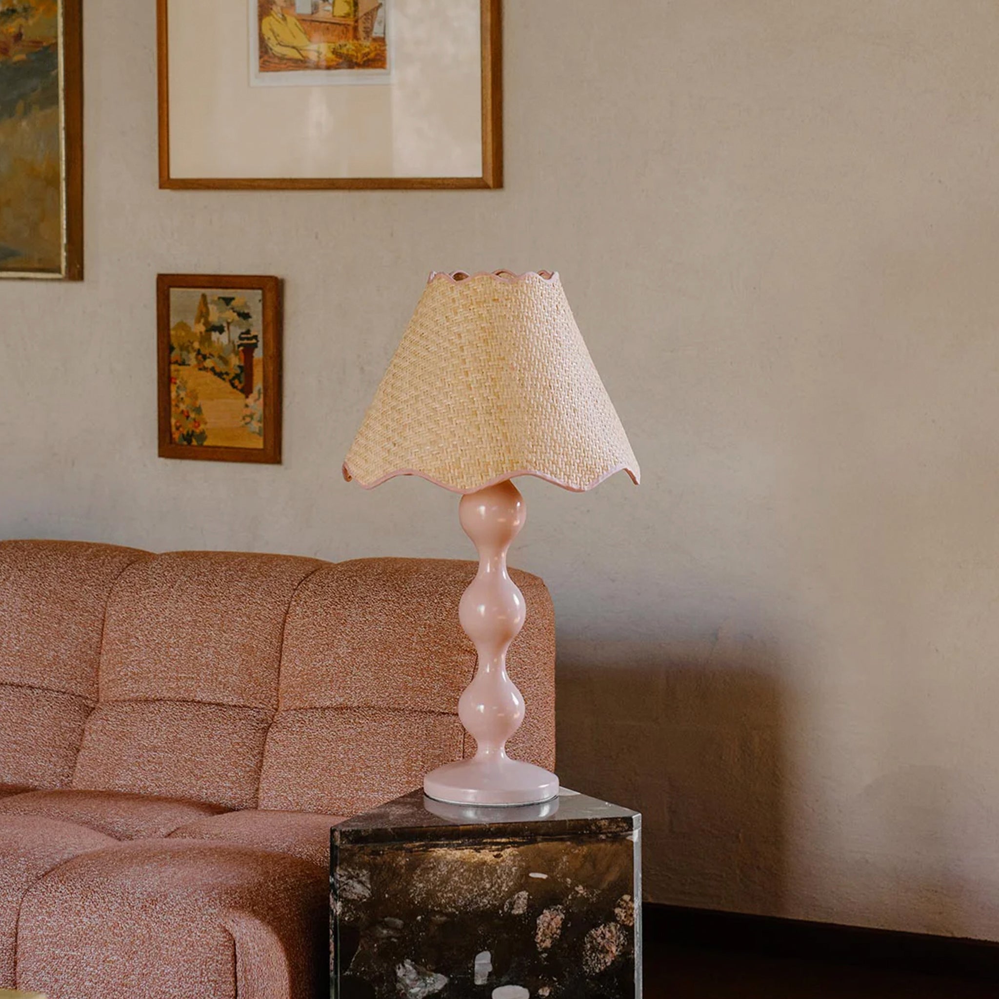 Paola & Joy Evie Table Lamp - Blush