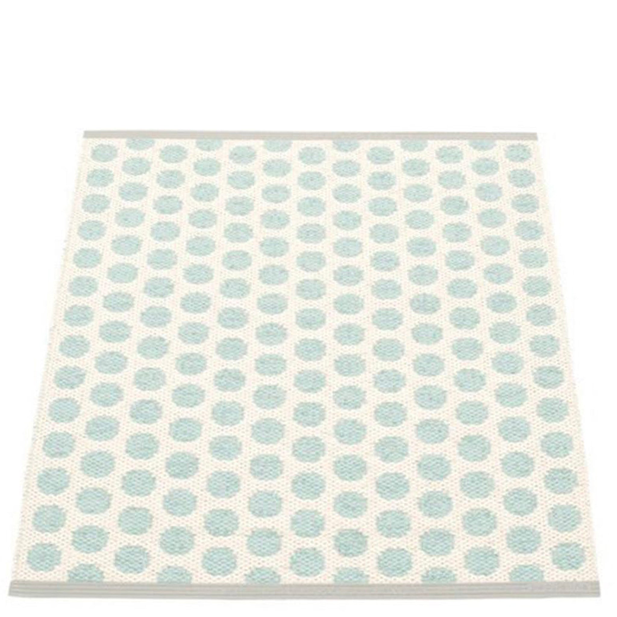 Pappelina Sweden Noa Reversible Mat - Pale Turquoise & Vanilla