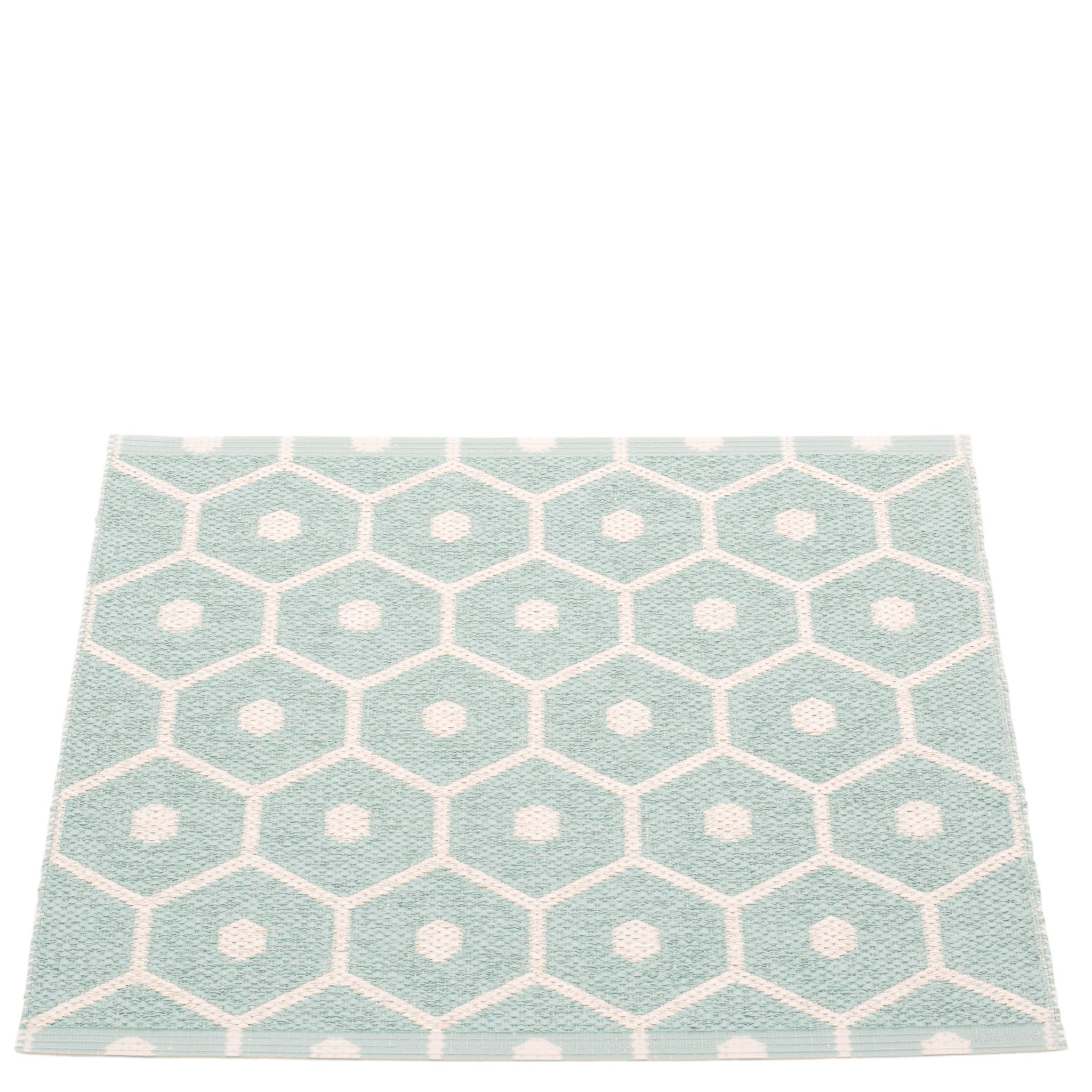 Pappelina Sweden Honey Reversible Mat - Pale Turquoise & Vanilla