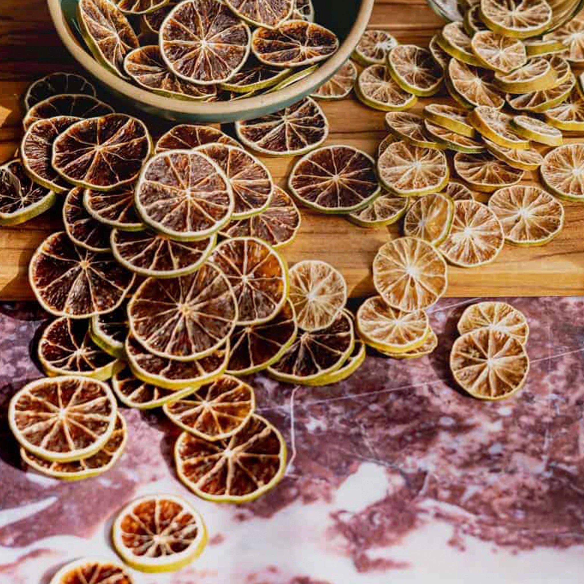 dried limes.