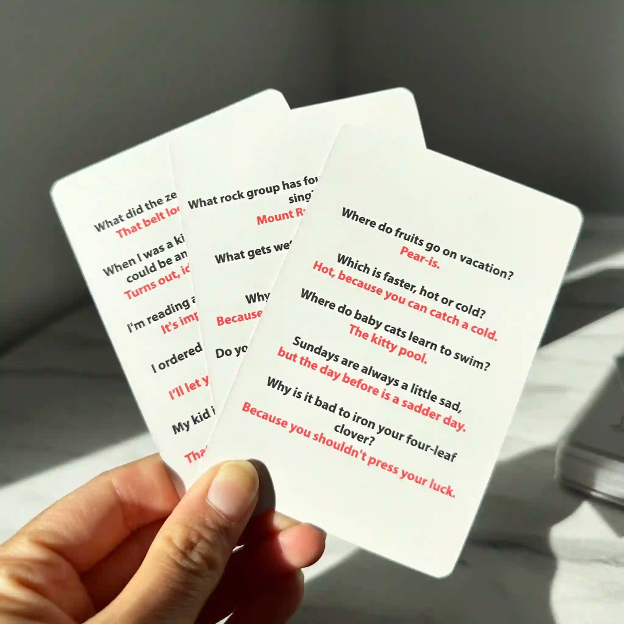 Pikkii Game Cards - Dad Jokes