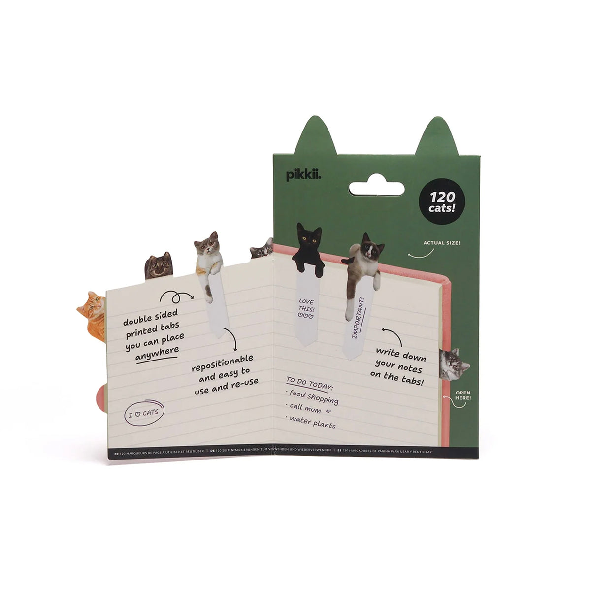Pikkii Page Markers - Cat