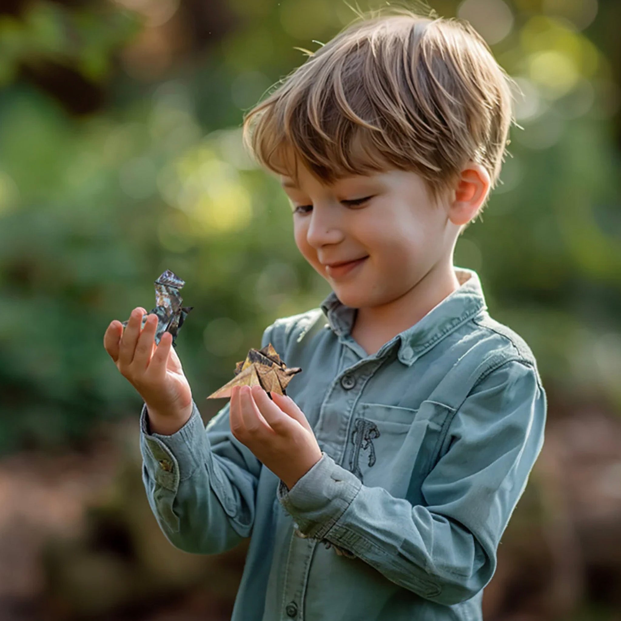 Pikkii Origami Paper Dinos
