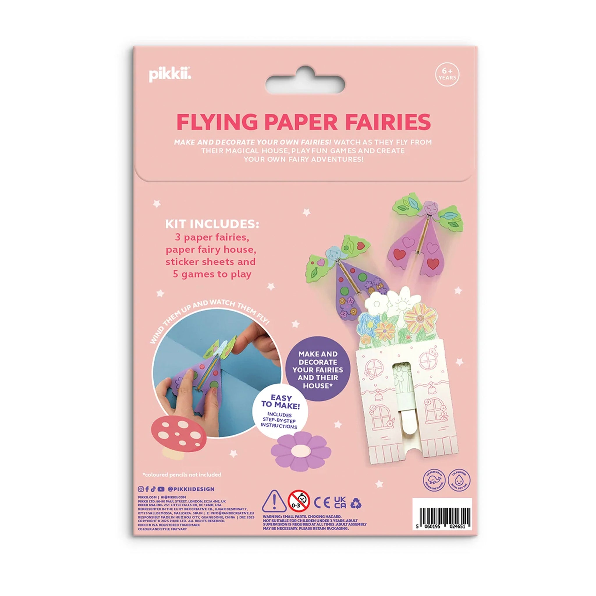 Pikkii Origami Paper Flying Fairies