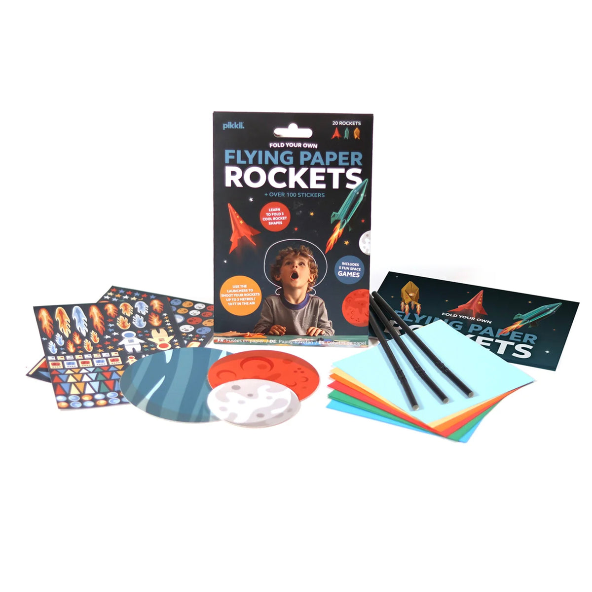 Pikkii Origami Paper Flying Rockets