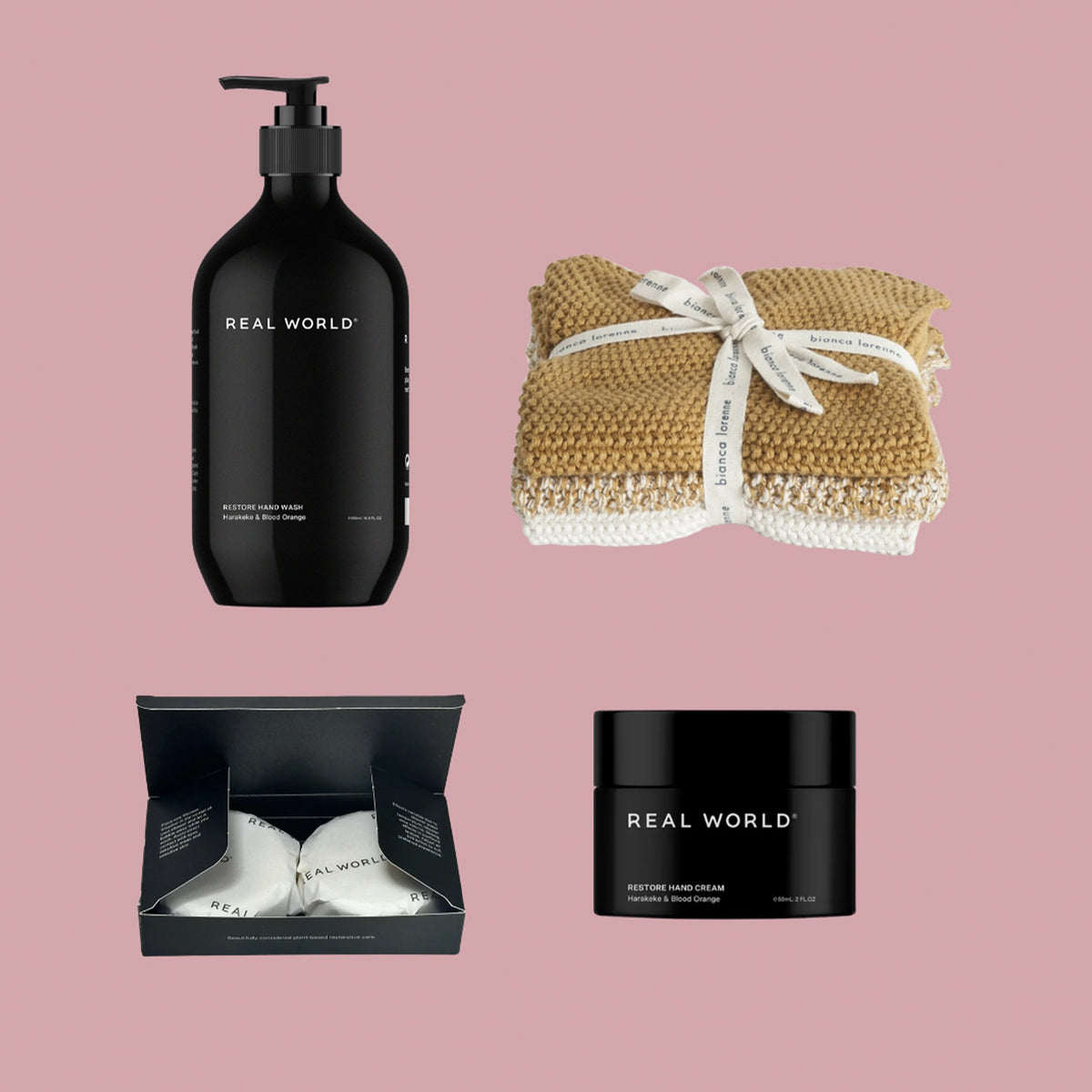 Real World Gift Box - Harakeke & Blood Orange | NZ Gift | Tea Pea