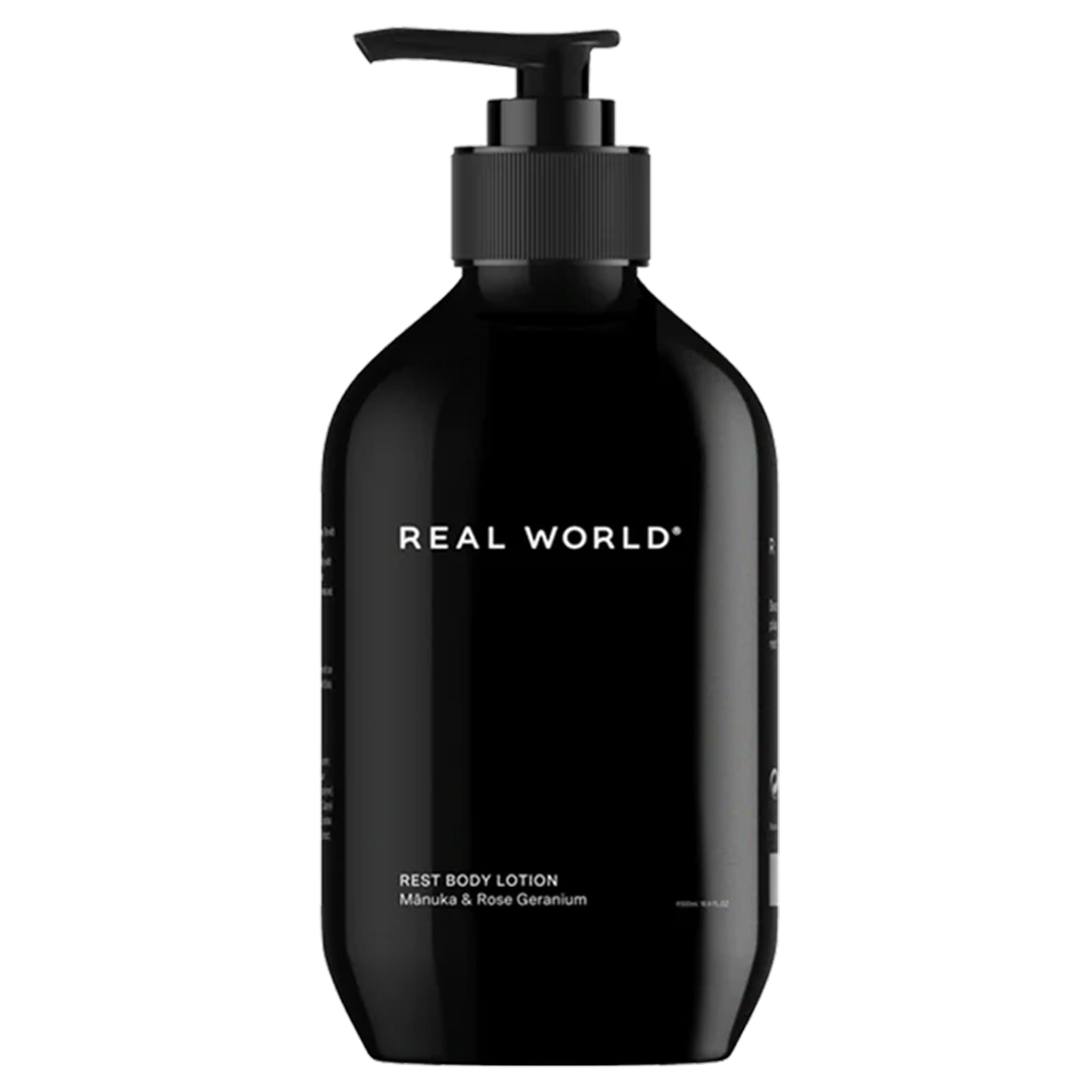 Real World NZ Rest Body Lotion - Manuka & Rose Geranium - Tea Pea Home