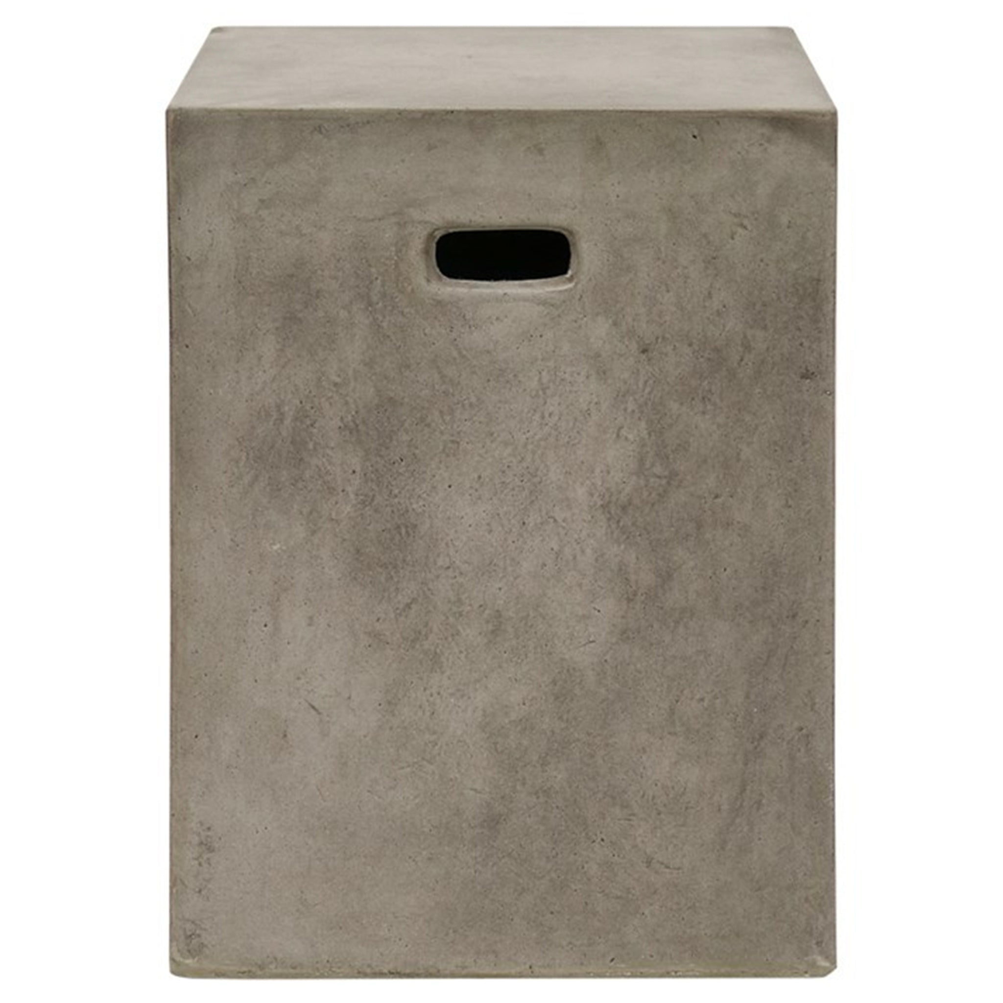 Rectangle Concrete Side Table / Stool - Grey