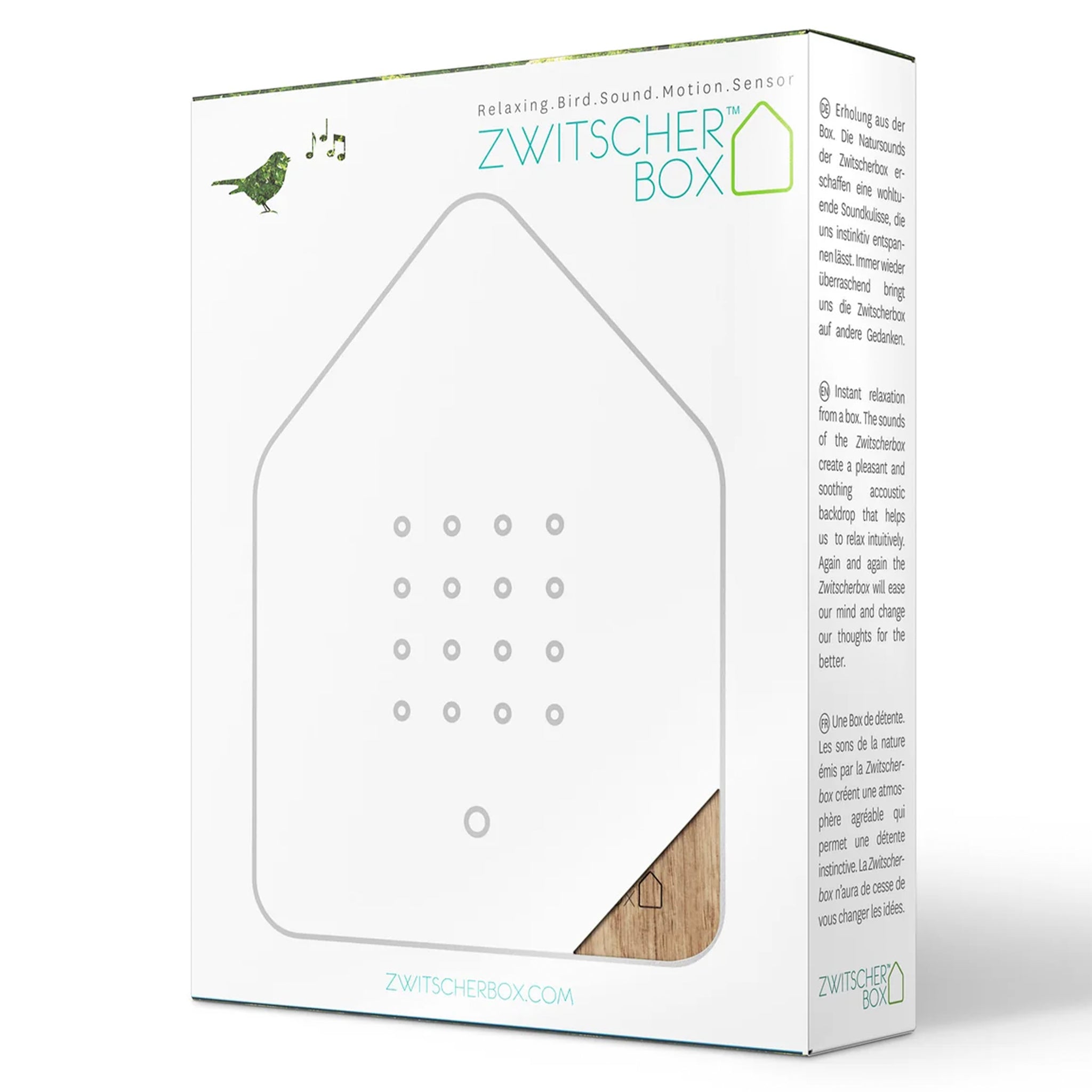 Relaxound Zwitscherbox Singing Bird Box - Oak