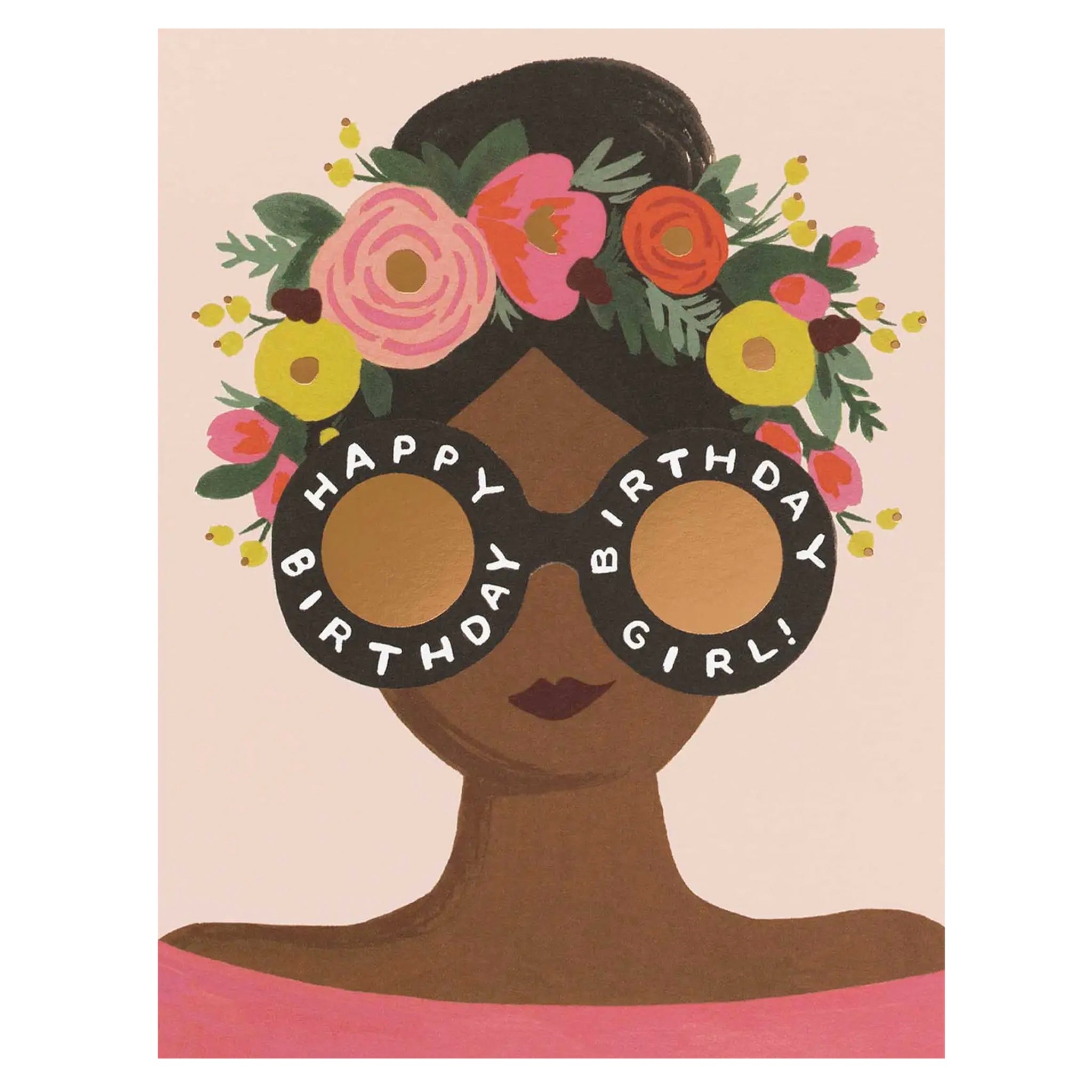 Rifle Paper US Card - Flower Crown Birthday Girl - Tea Pea Home