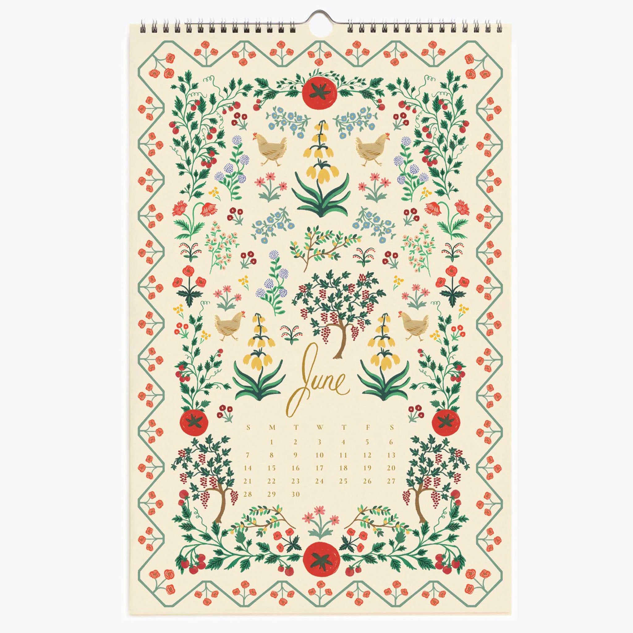 Rifle Paper 2026 Wall Calendar - Floral