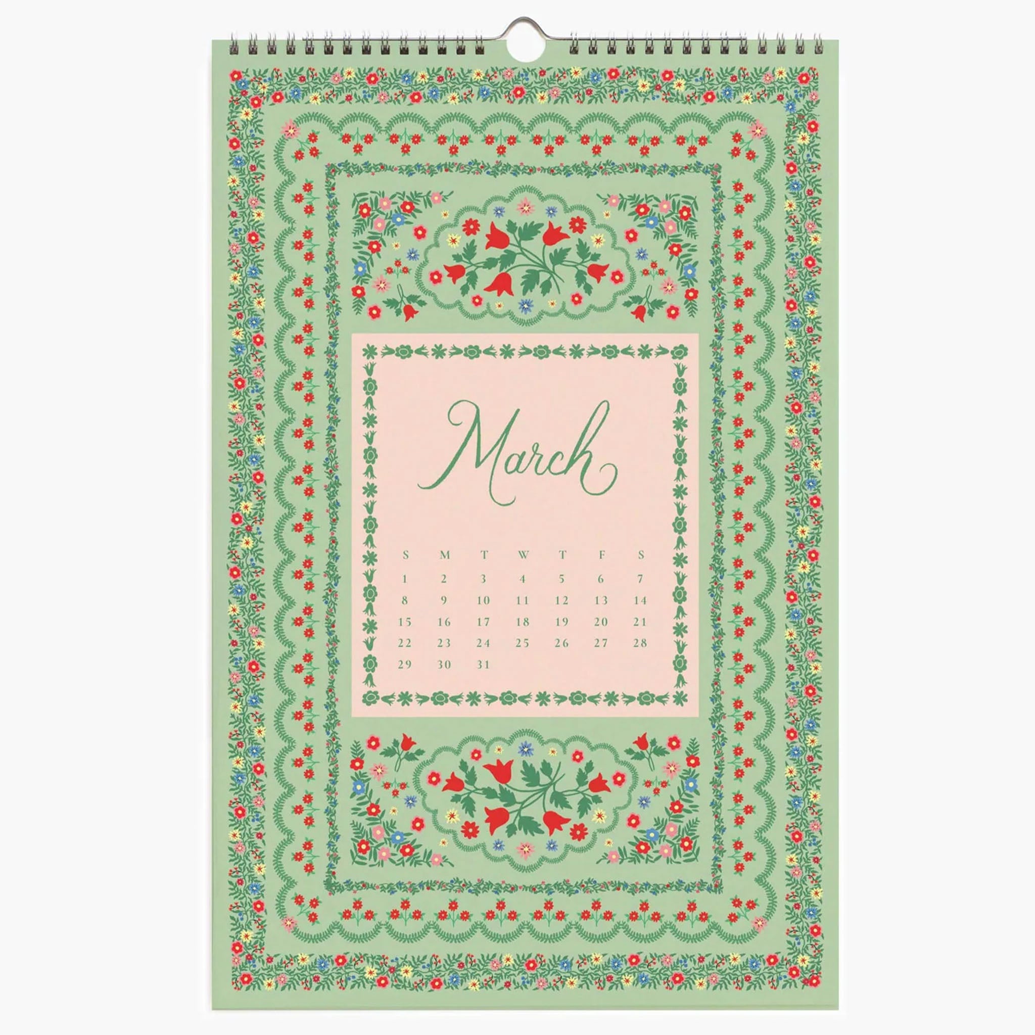 Rifle Paper 2026 Wall Calendar - Floral