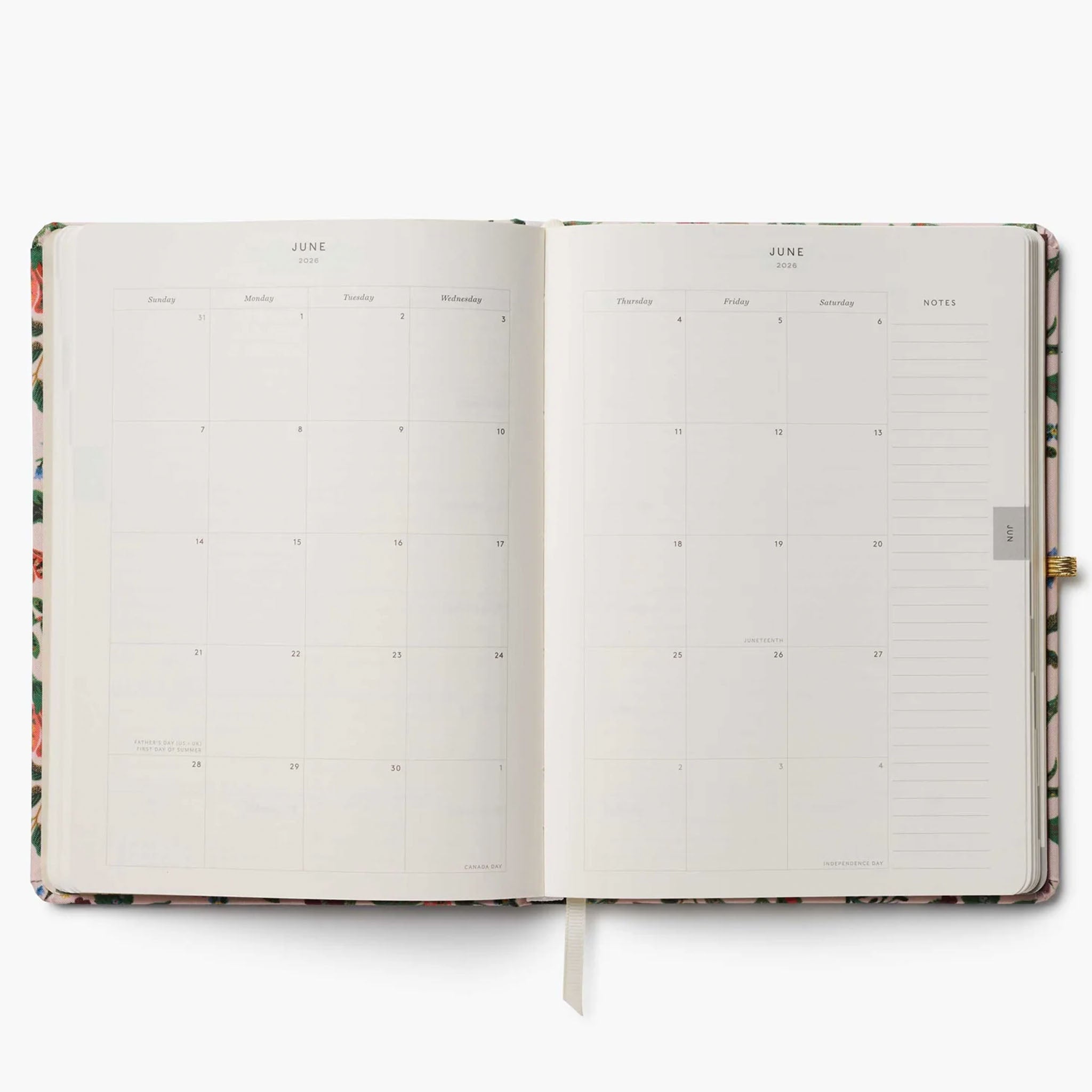 Rifle Paper 2026 Weekly Hardcover Planner with Pen - Gracie