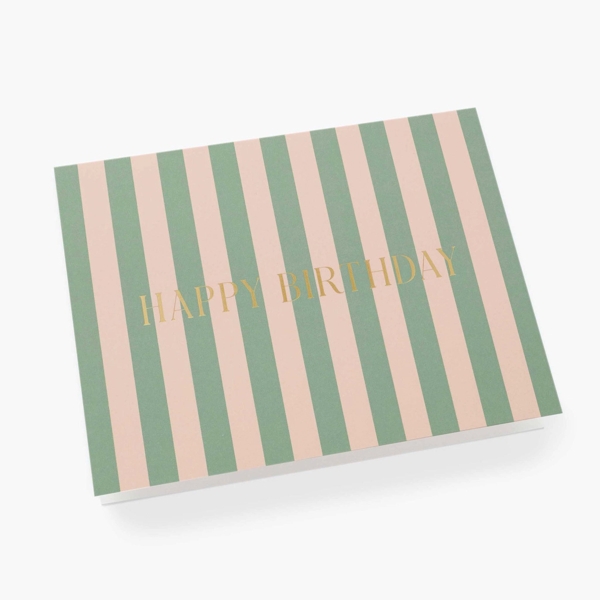 Rifle Paper Card -  Cabana Stripe Birthday