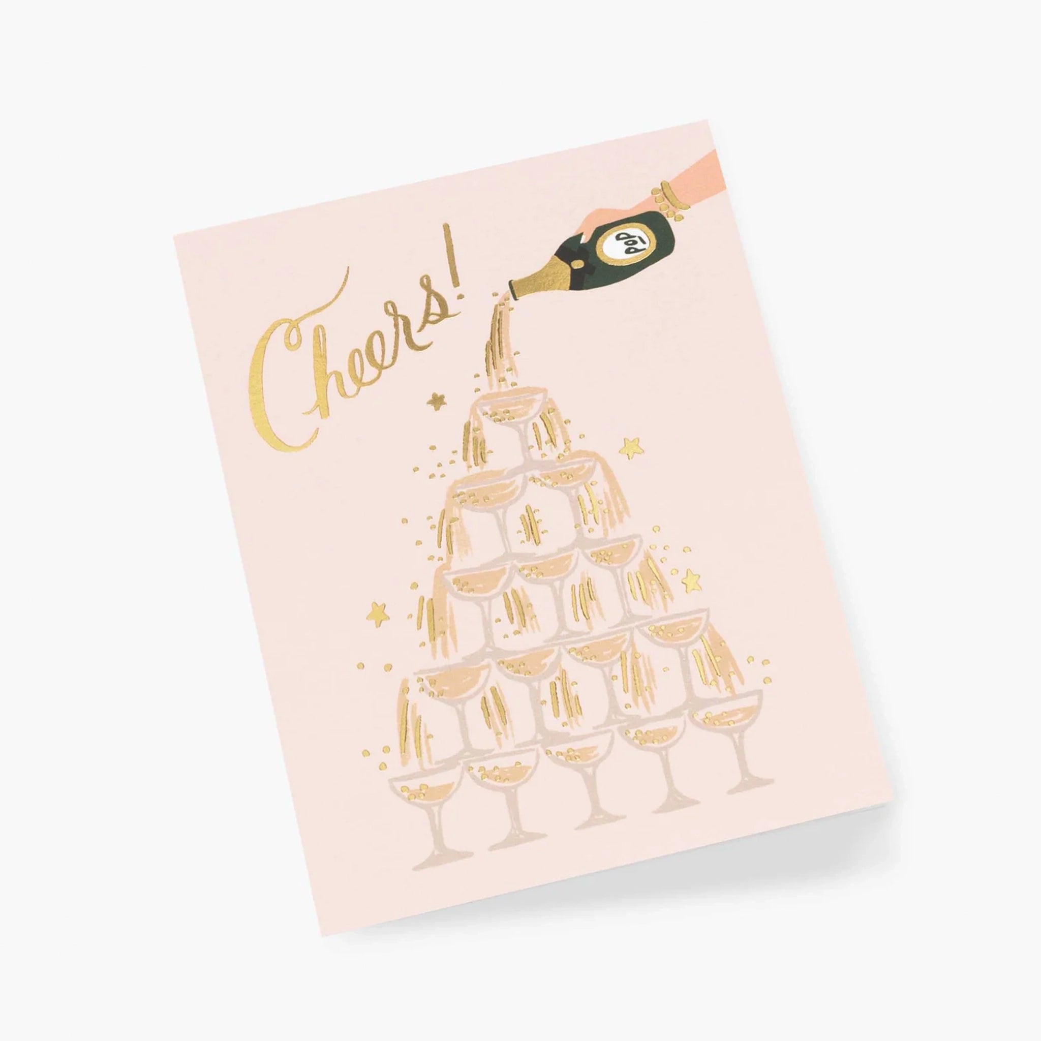 Rifle Paper Card - Champagne Tower Cheers