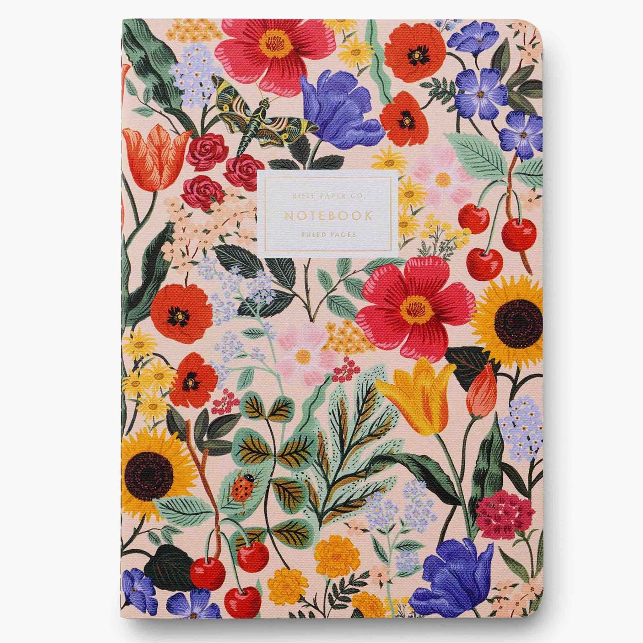 Rifle Paper Stitched Notebook Set - Blossom