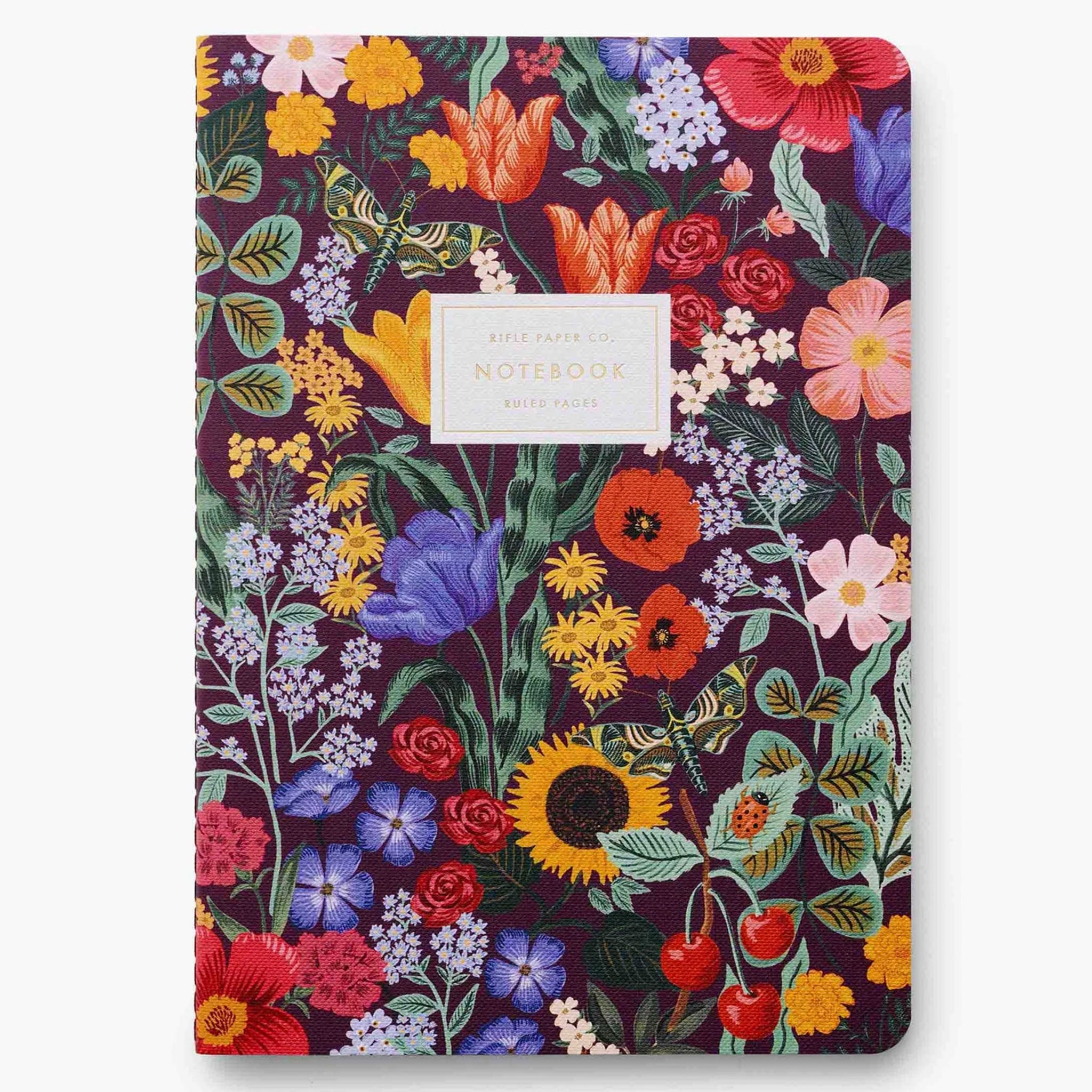 Rifle Paper Stitched Notebook Set - Blossom