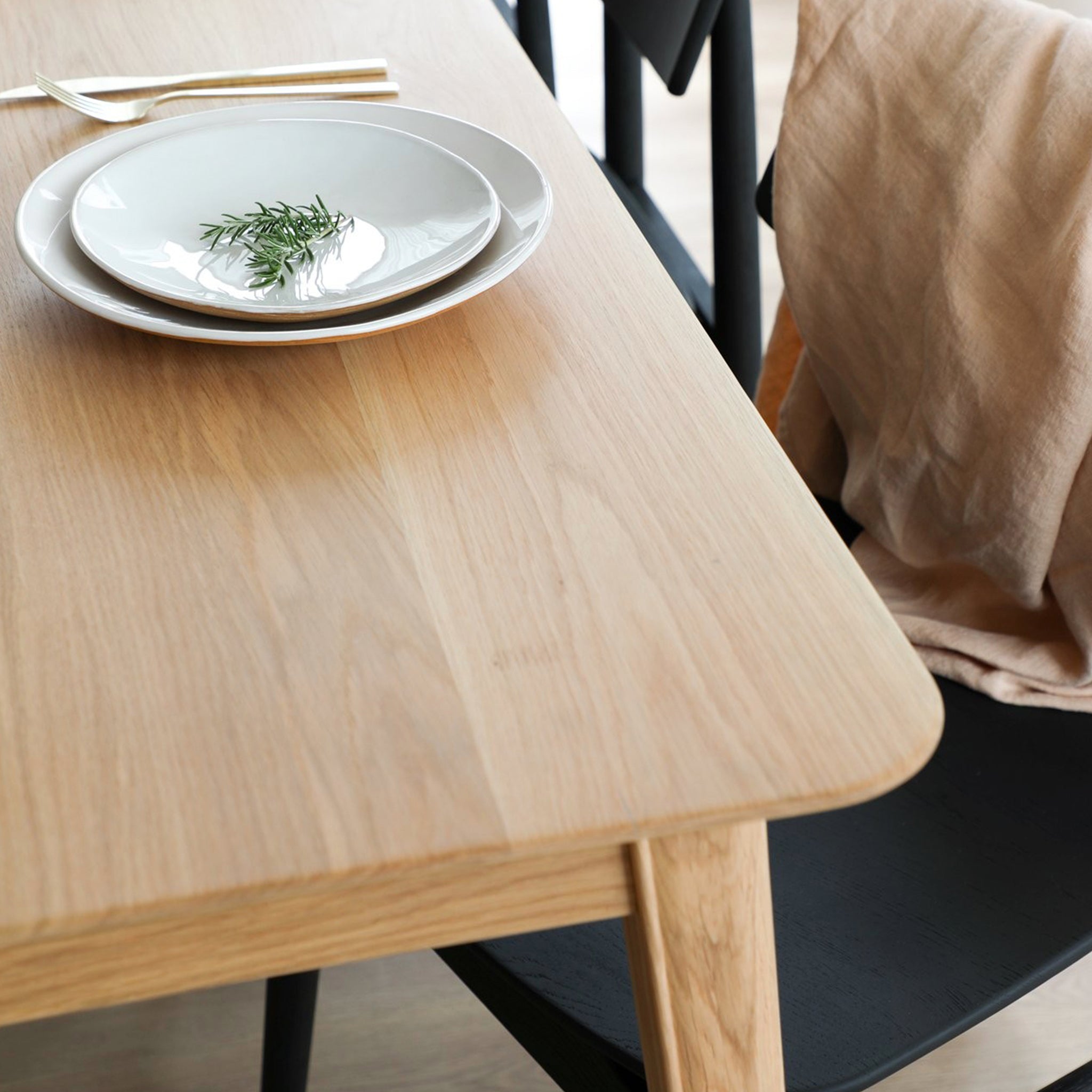 Rokke Solid Oak Dining Table