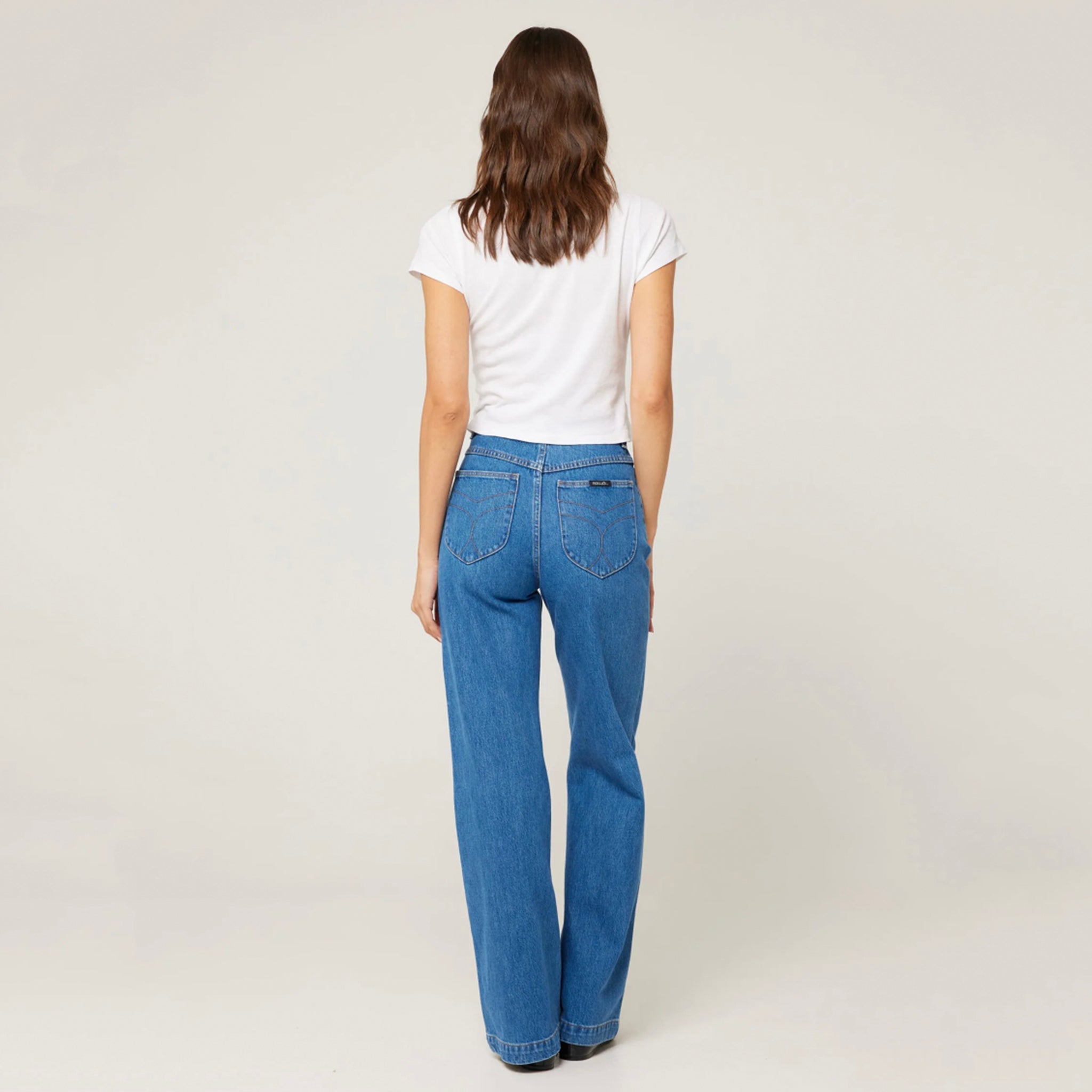 Rolla's Sailor Jeans Long - Ashley Blue