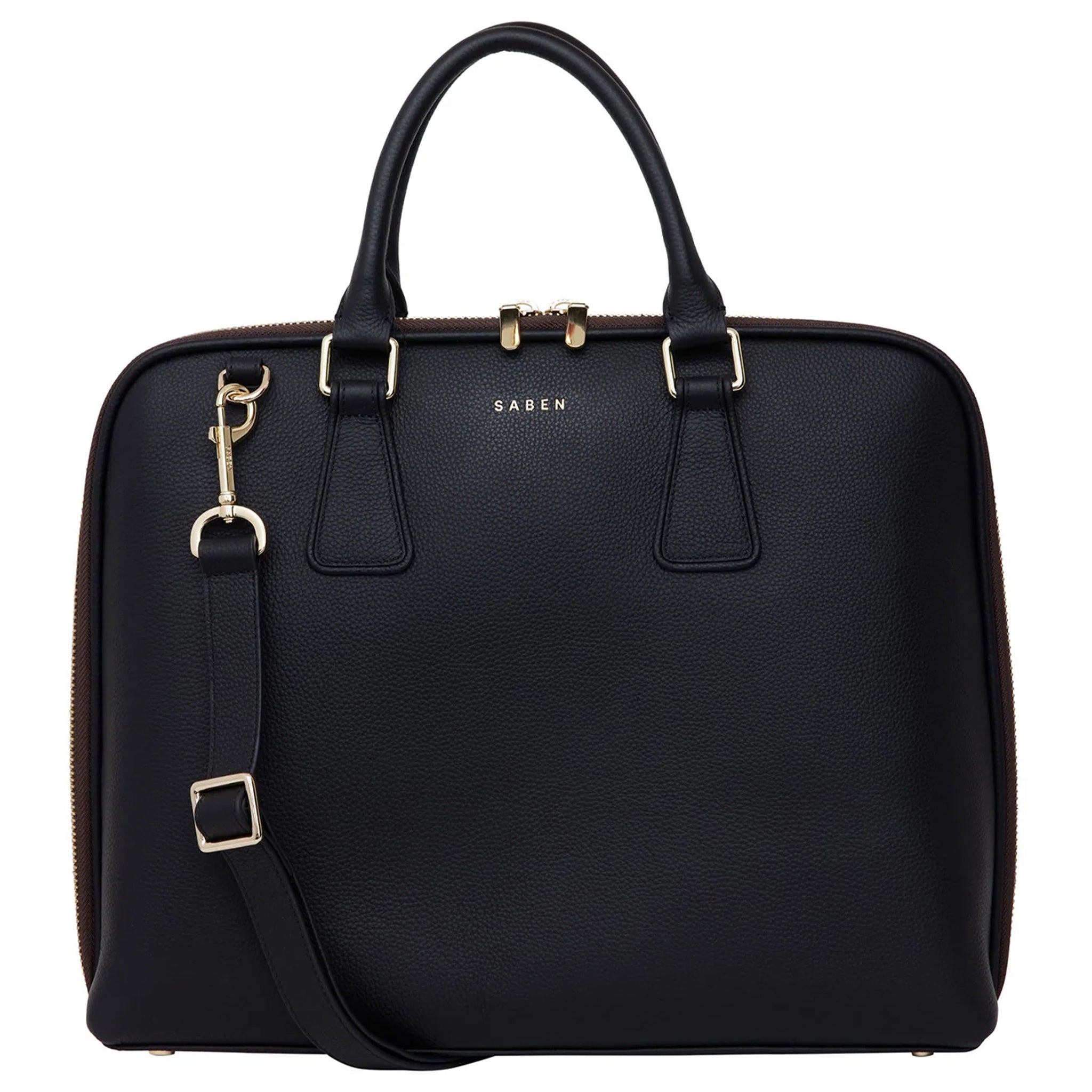 Saben Parker Briefcase - Black