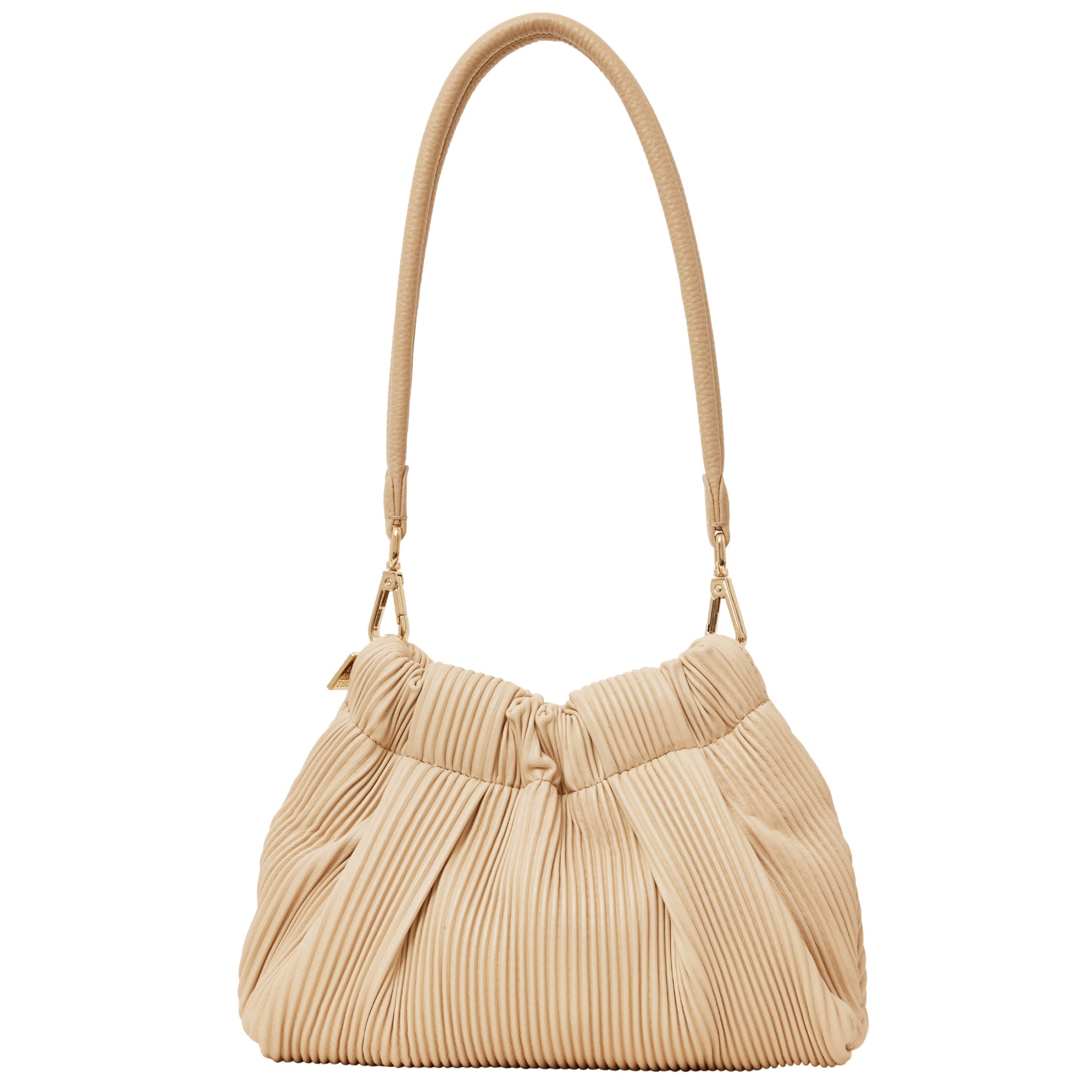 Saben Alexis Shoulder Bag - Biscotti Pleat