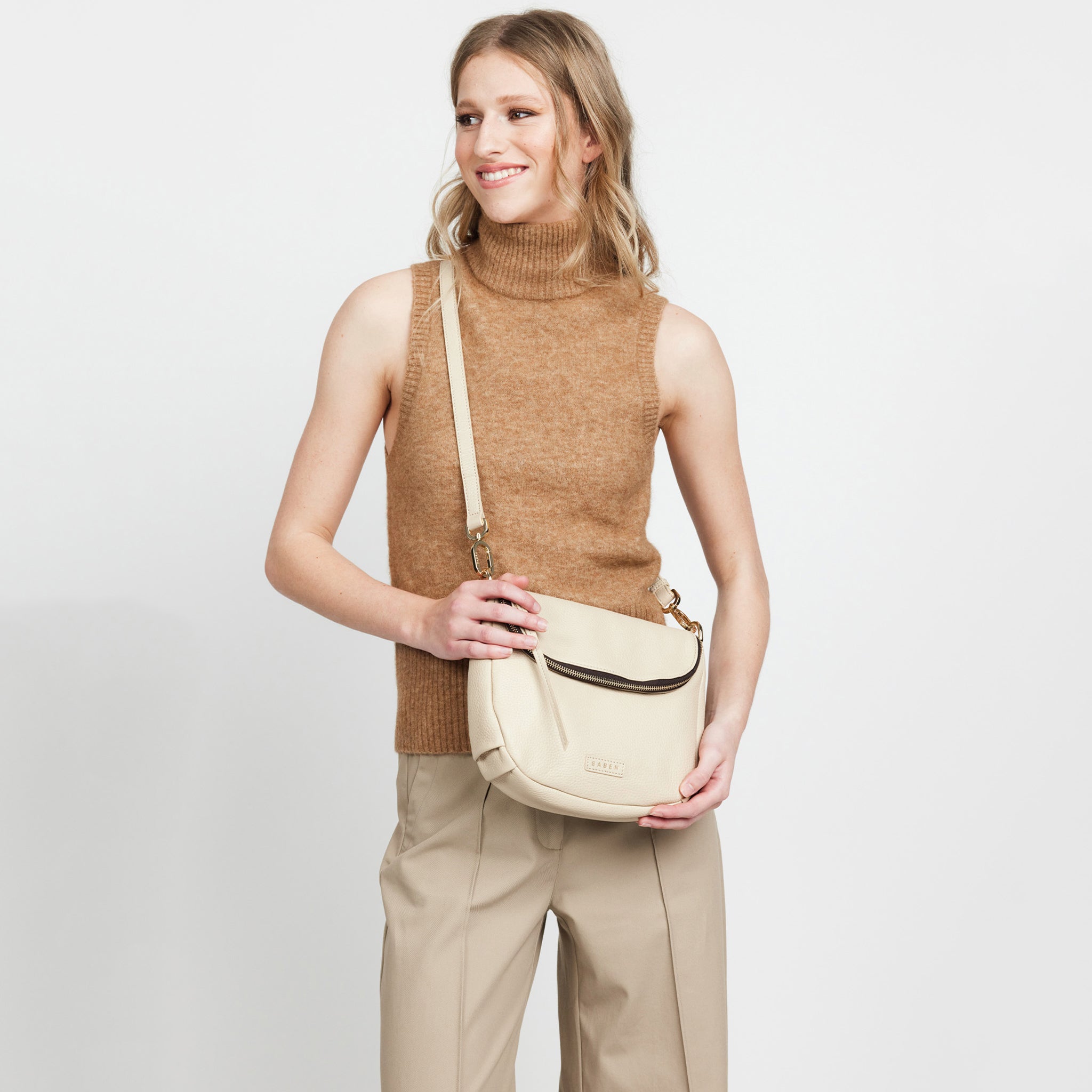 Saben Fifi Crossbody Bag - Biscotti