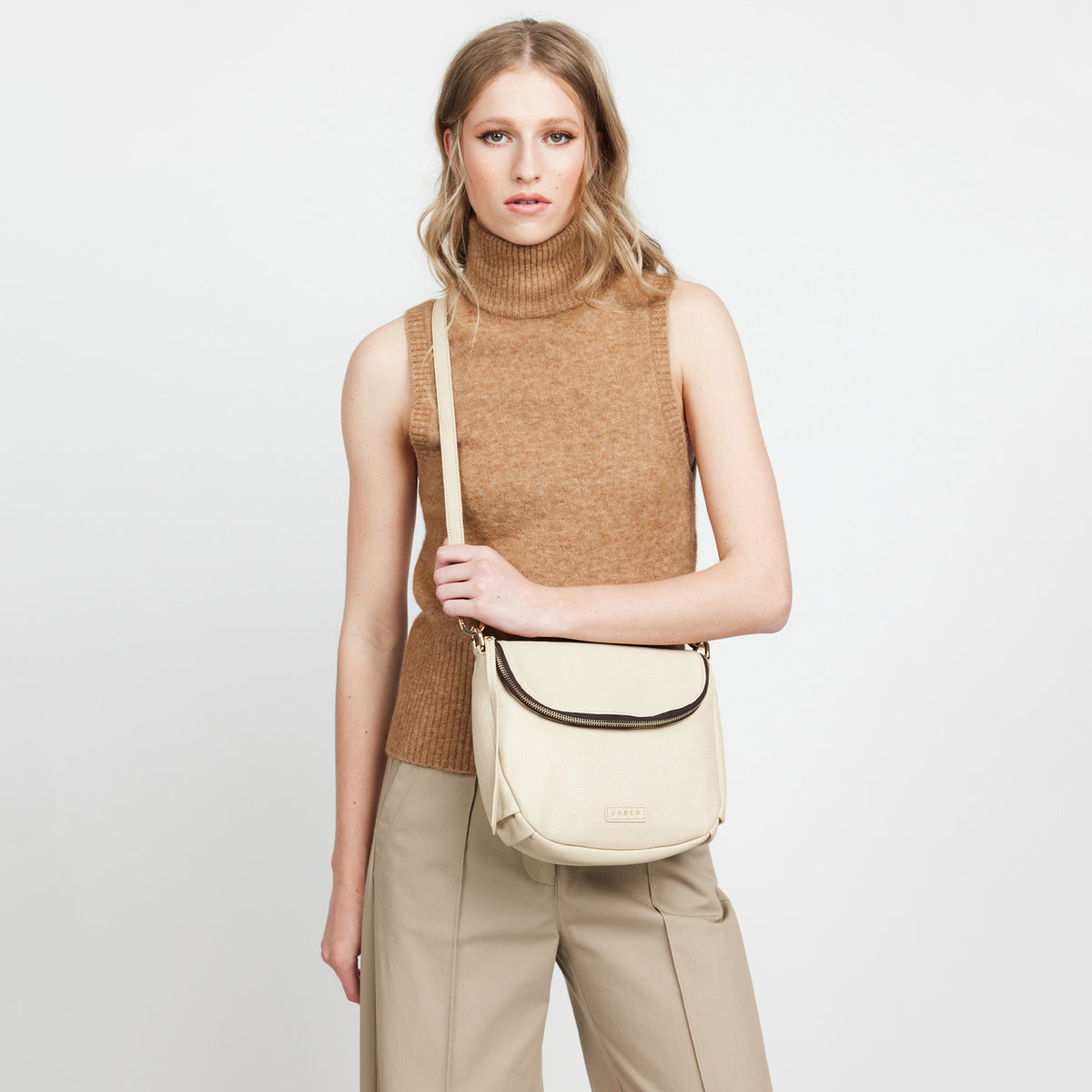 Saben Fifi Crossbody Bag - Biscotti | Free Shipping | Saben Bags | Tea Pea