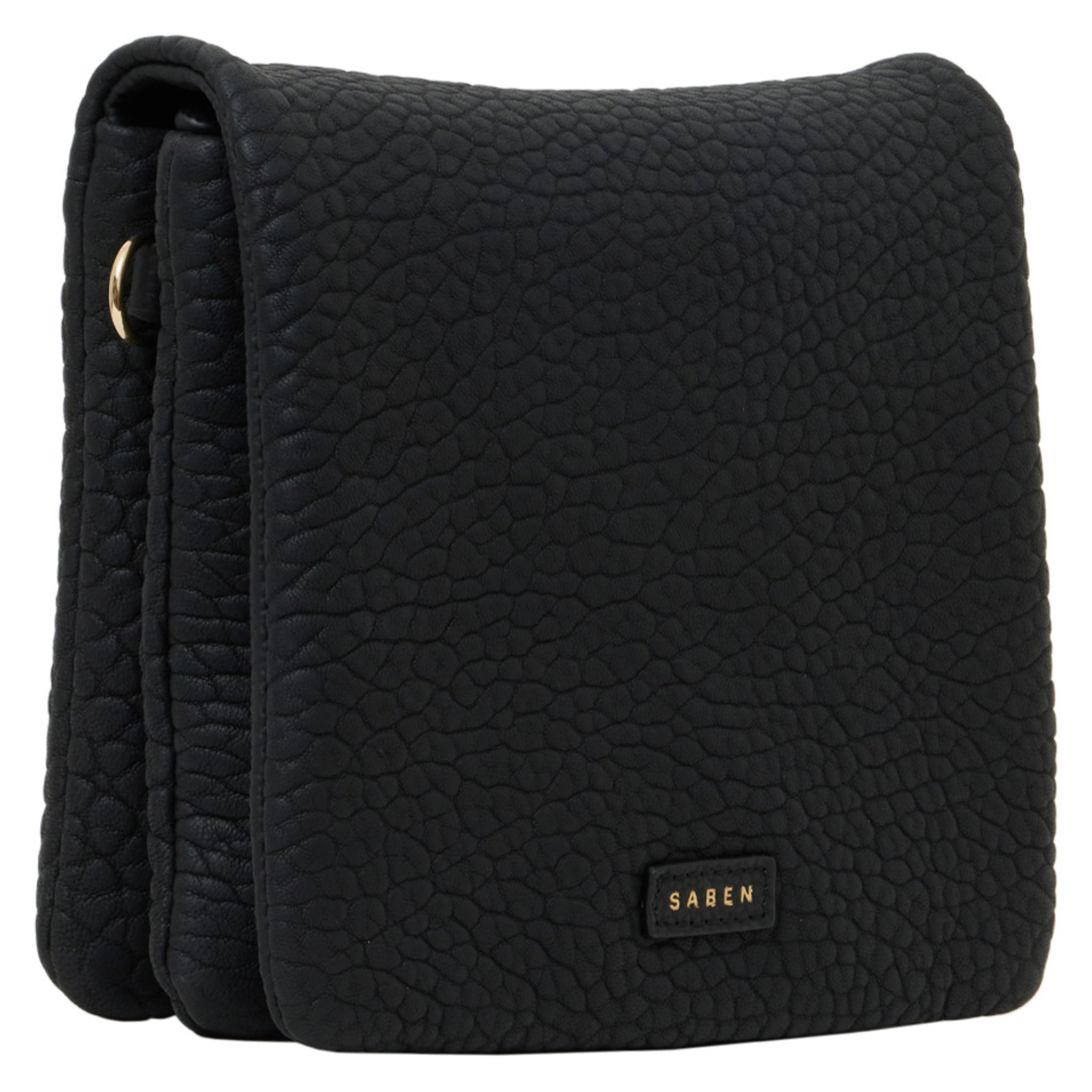 Saben Fox Crossbody Bag - Black Bubble