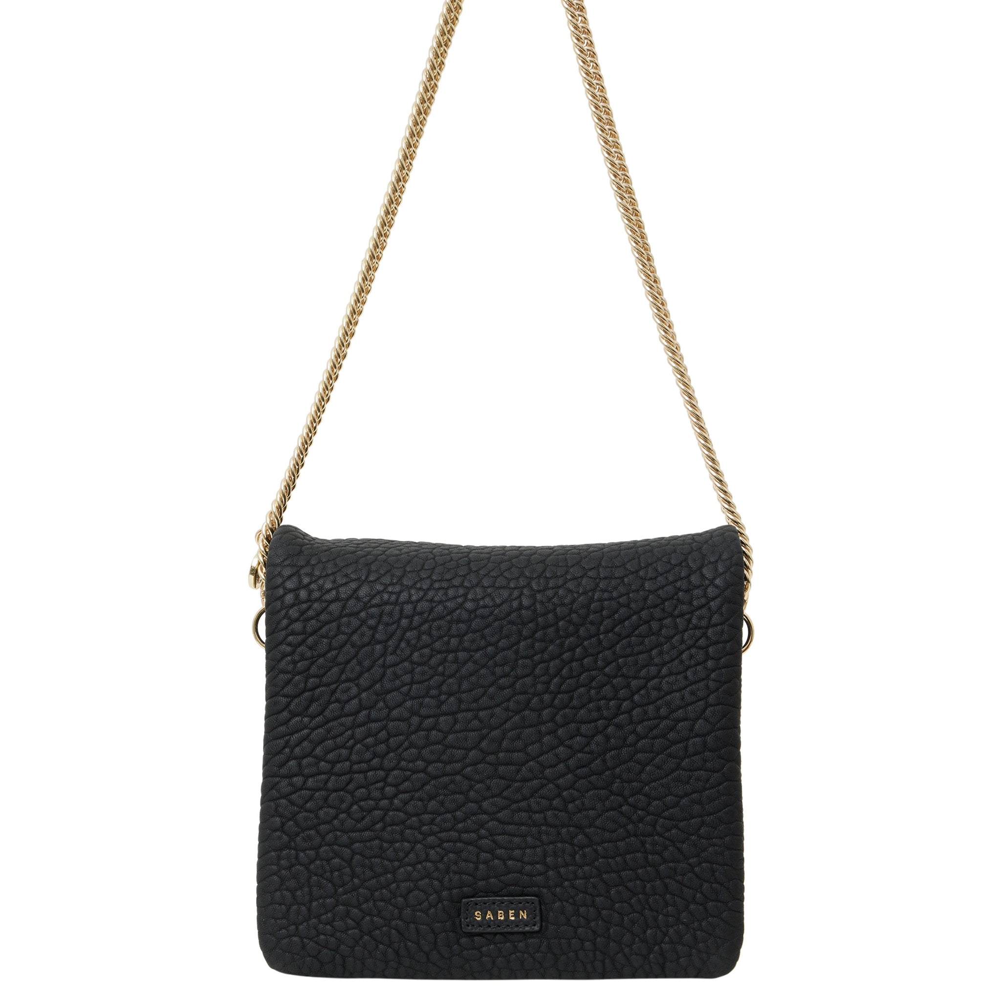 Saben Fox Crossbody Bag - Black Bubble