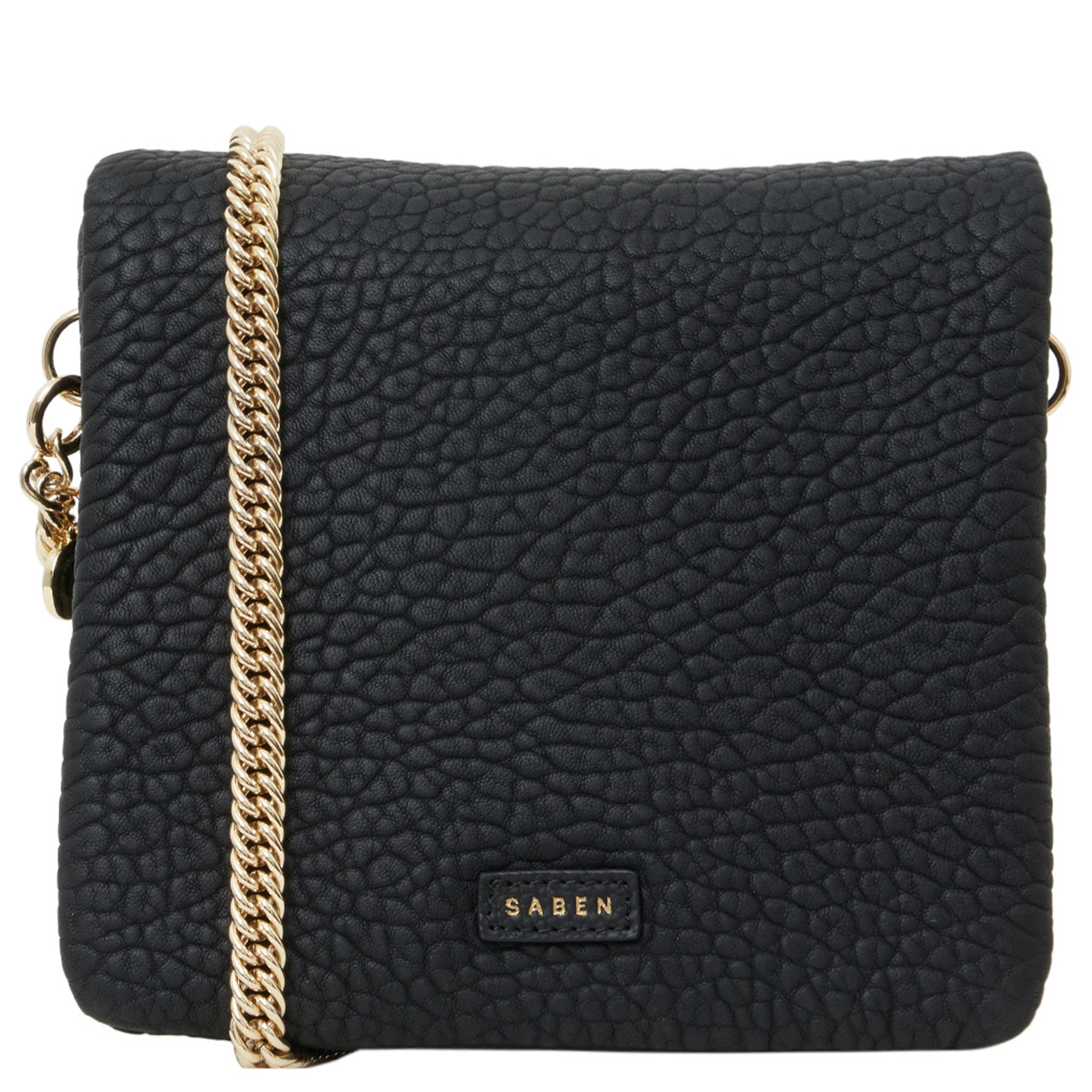 Saben Fox Crossbody Bag - Black Bubble