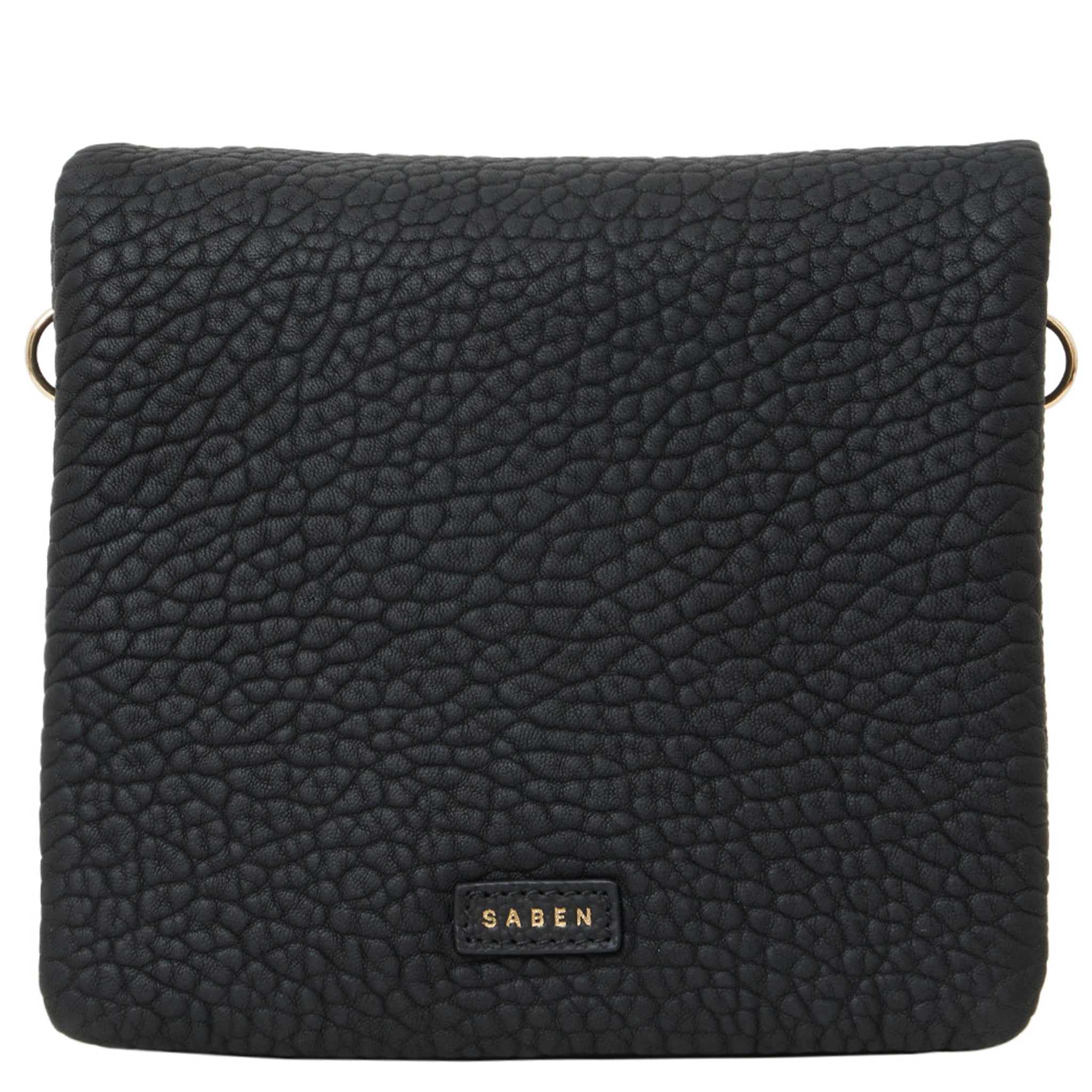 Saben Fox Crossbody Bag - Black Bubble