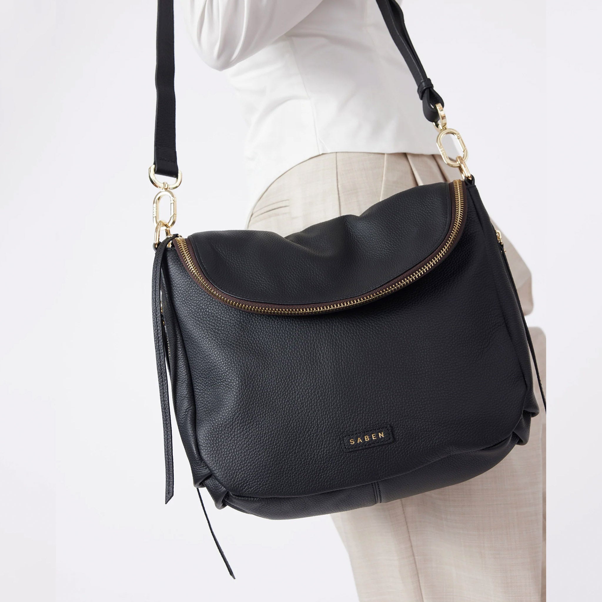 Saben Frankie Shoulder Bag - Black