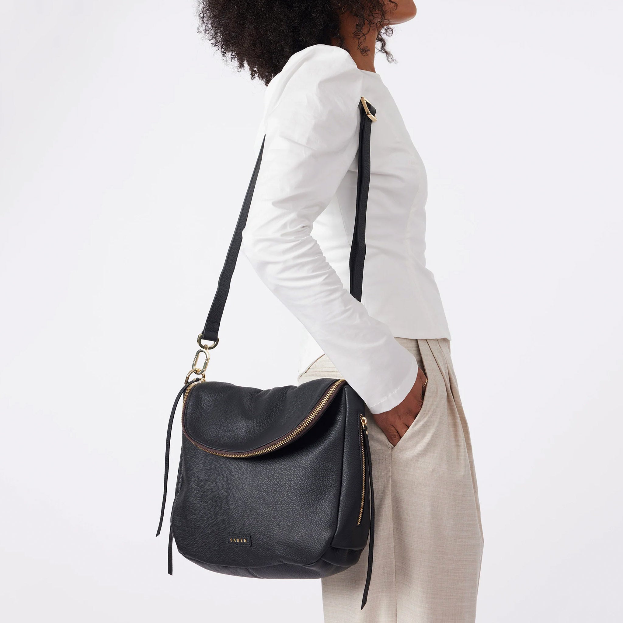 Saben Frankie Shoulder Bag - Black