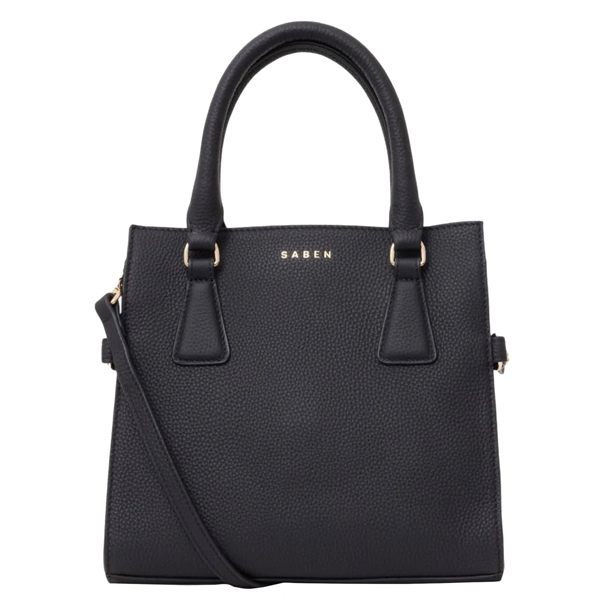 Saben Beau Crossbody Bag with Handles - Black