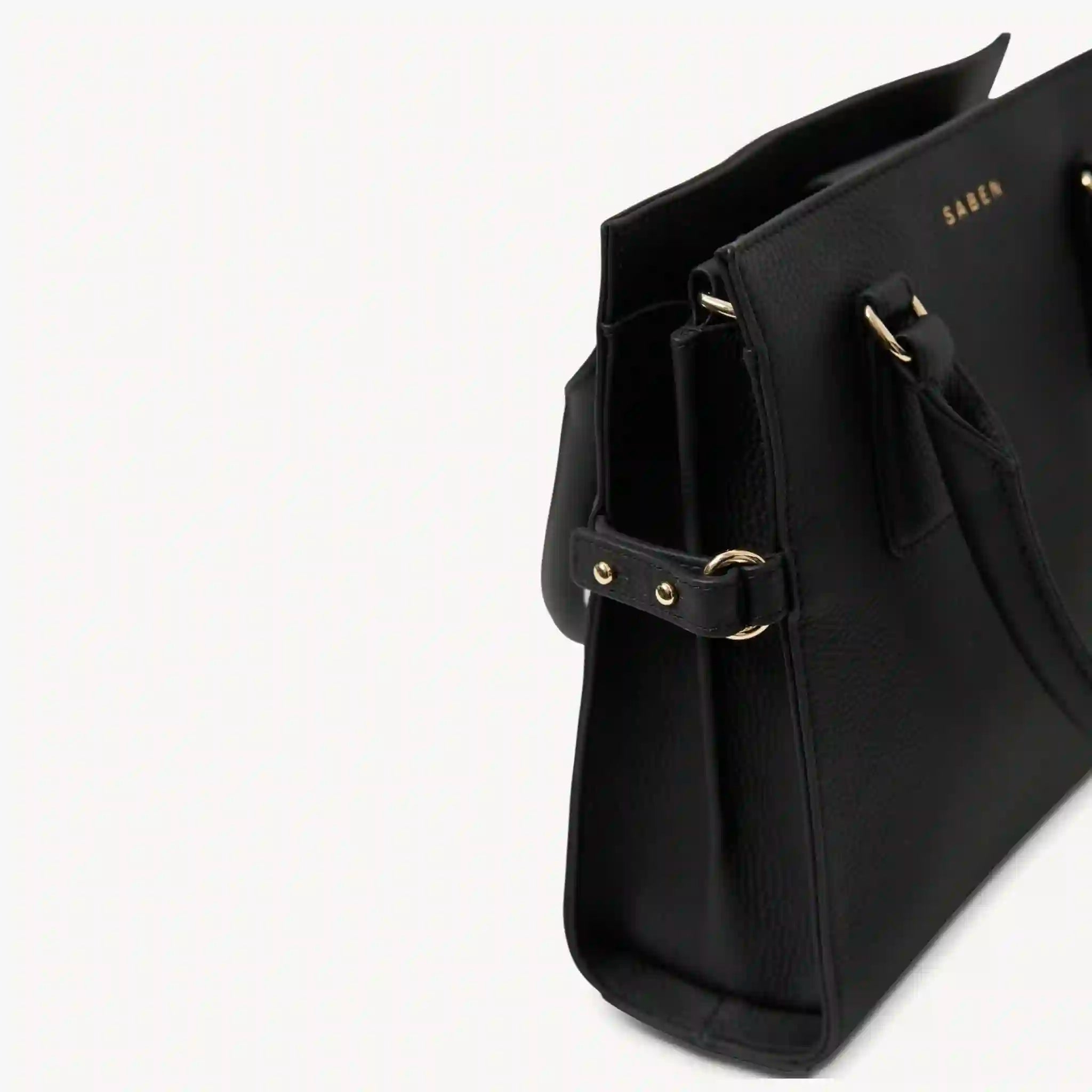 Saben Beau Crossbody Bag with Handles - Black