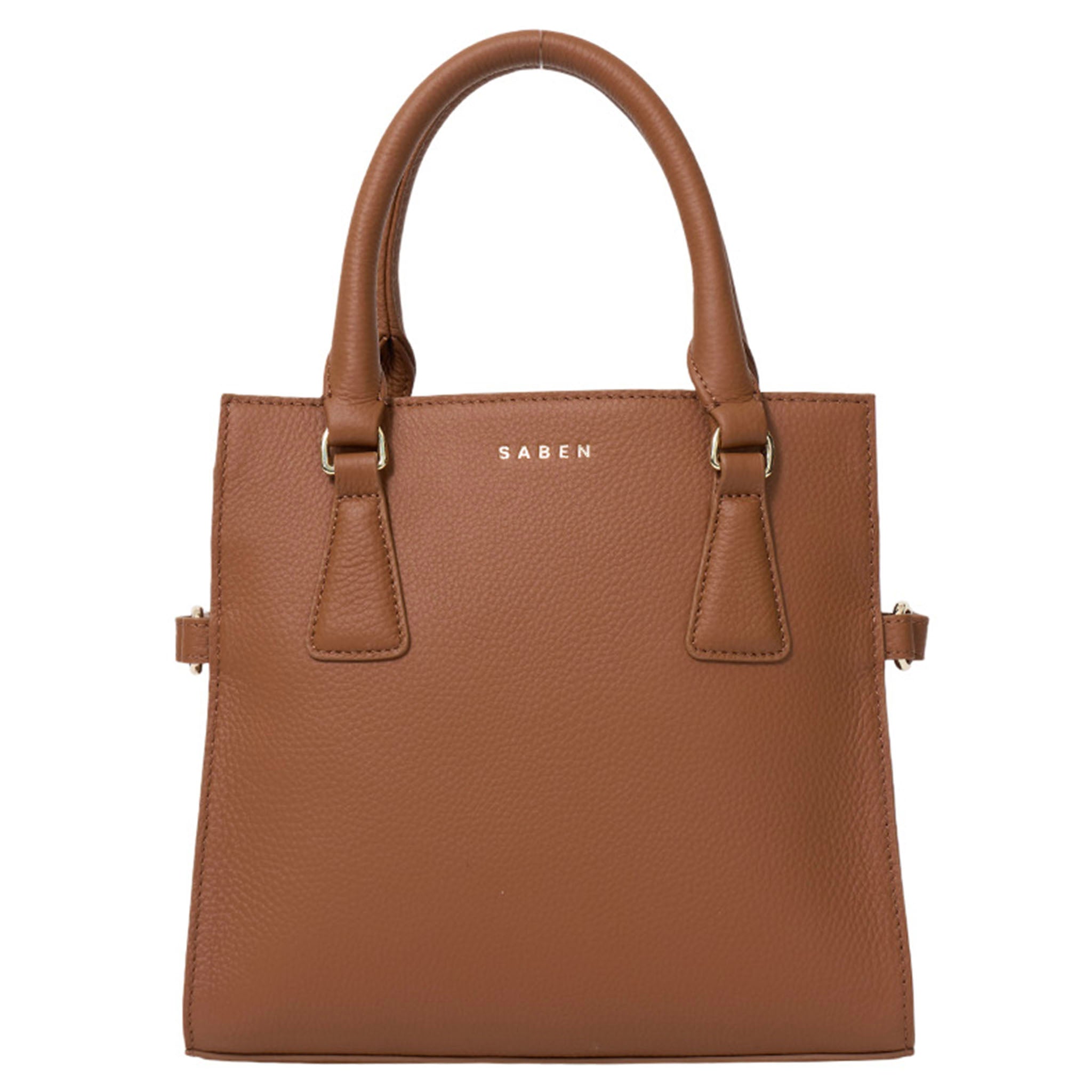 Saben Beau Crossbody Bag with Handles - Tan