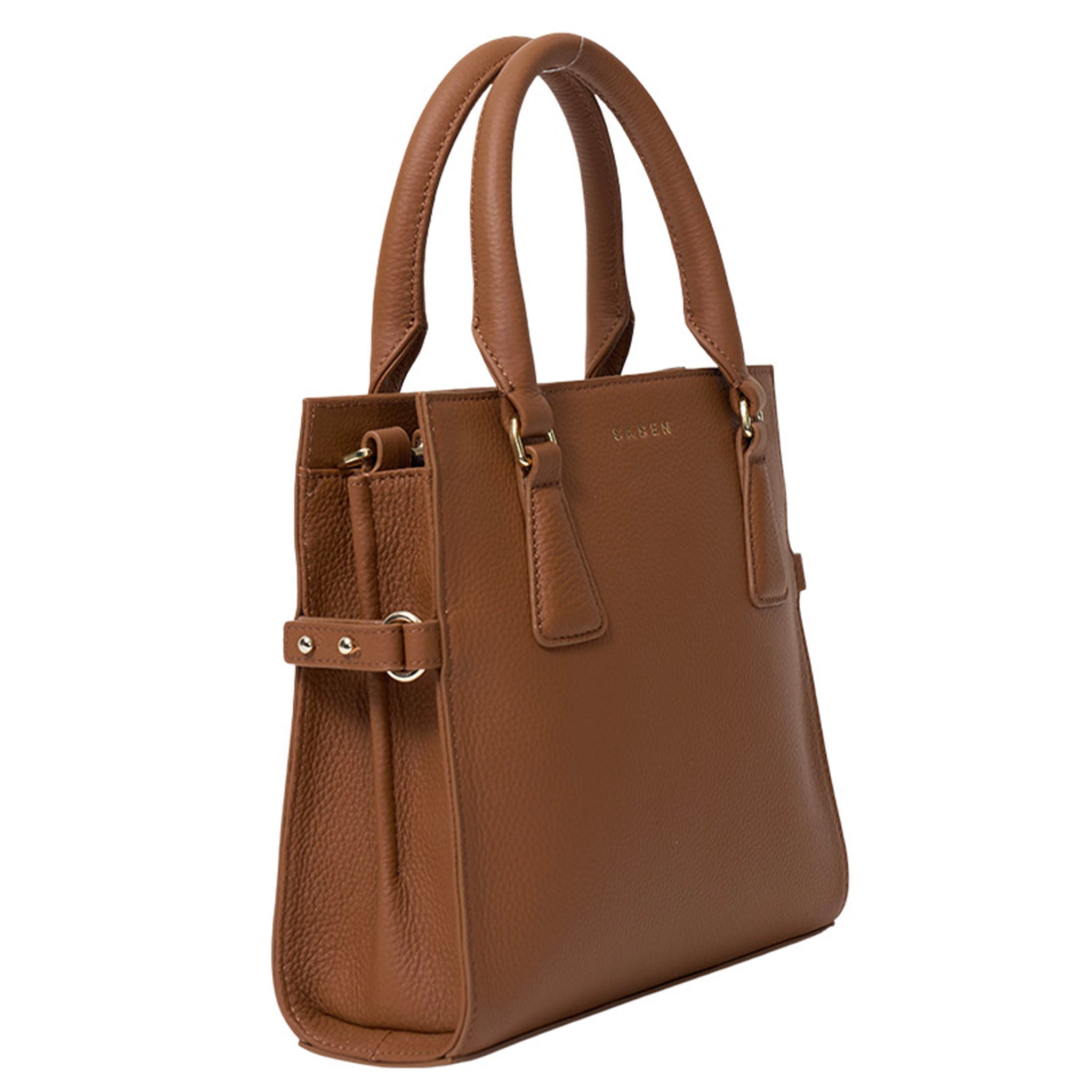 Saben Beau Crossbody Bag with Handles - Tan