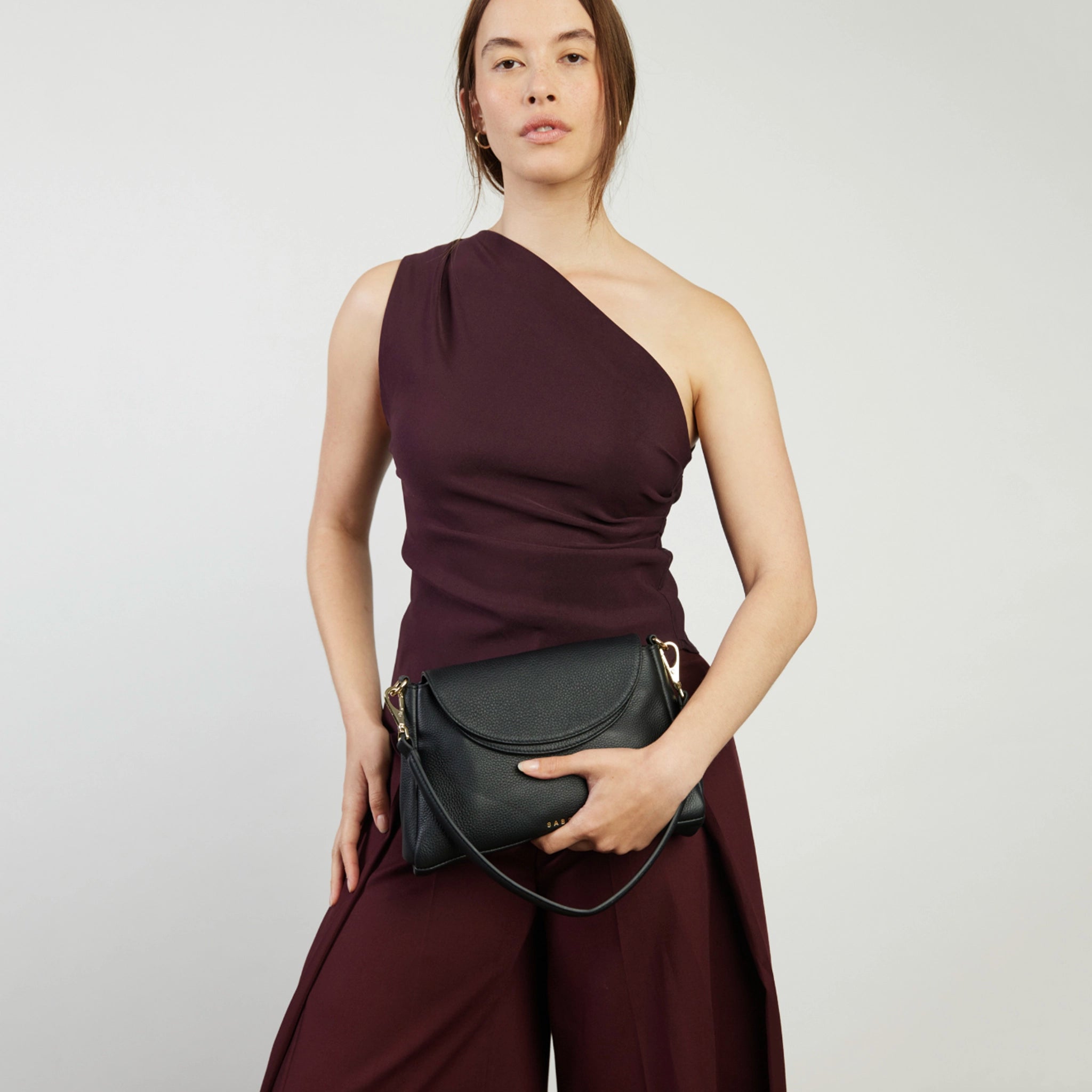 Saben Beckett Shoulder Bag - Black Luxe